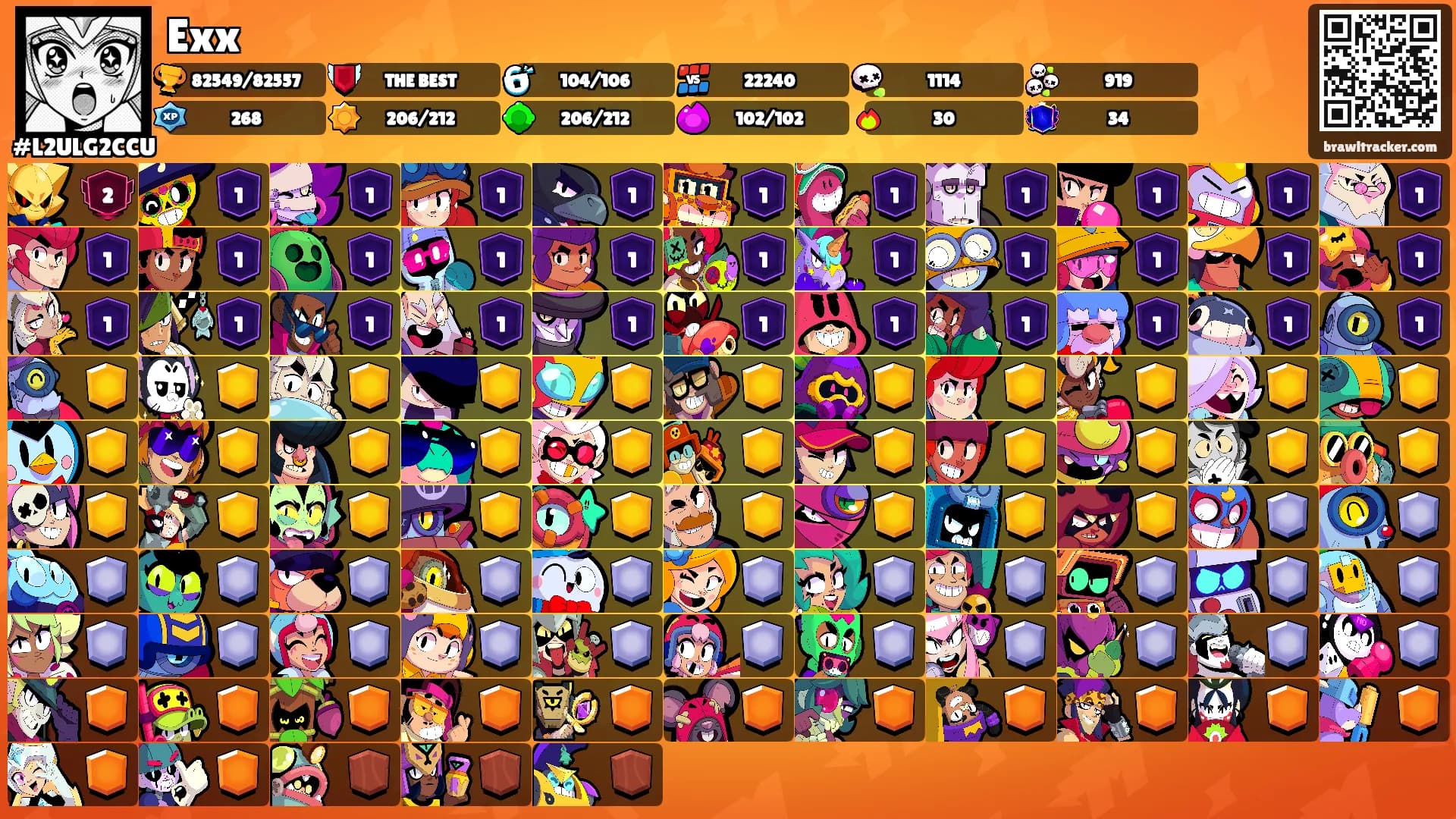 Exx's Ranks