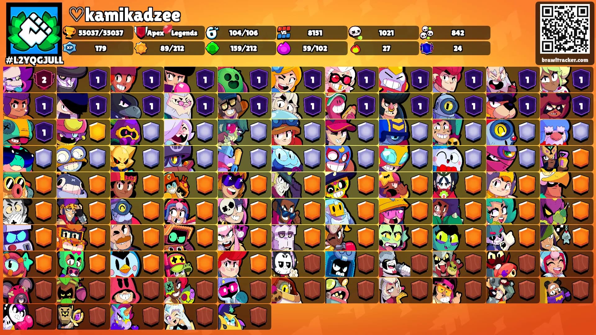 ♡kamikadzee's Ranks