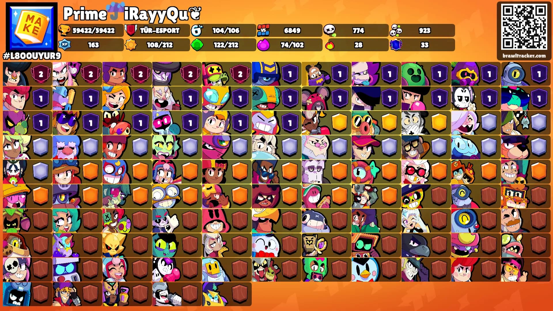 Prime☔iRayyQu❦'s Ranks