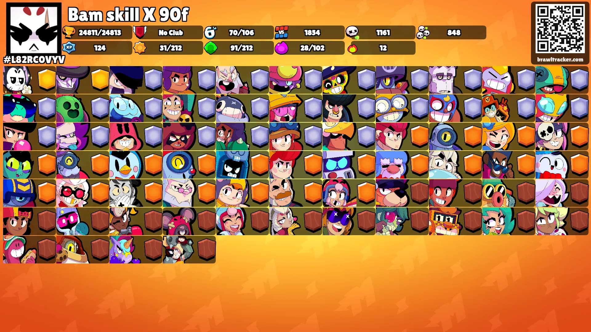 Bam skill X 90f's Ranks