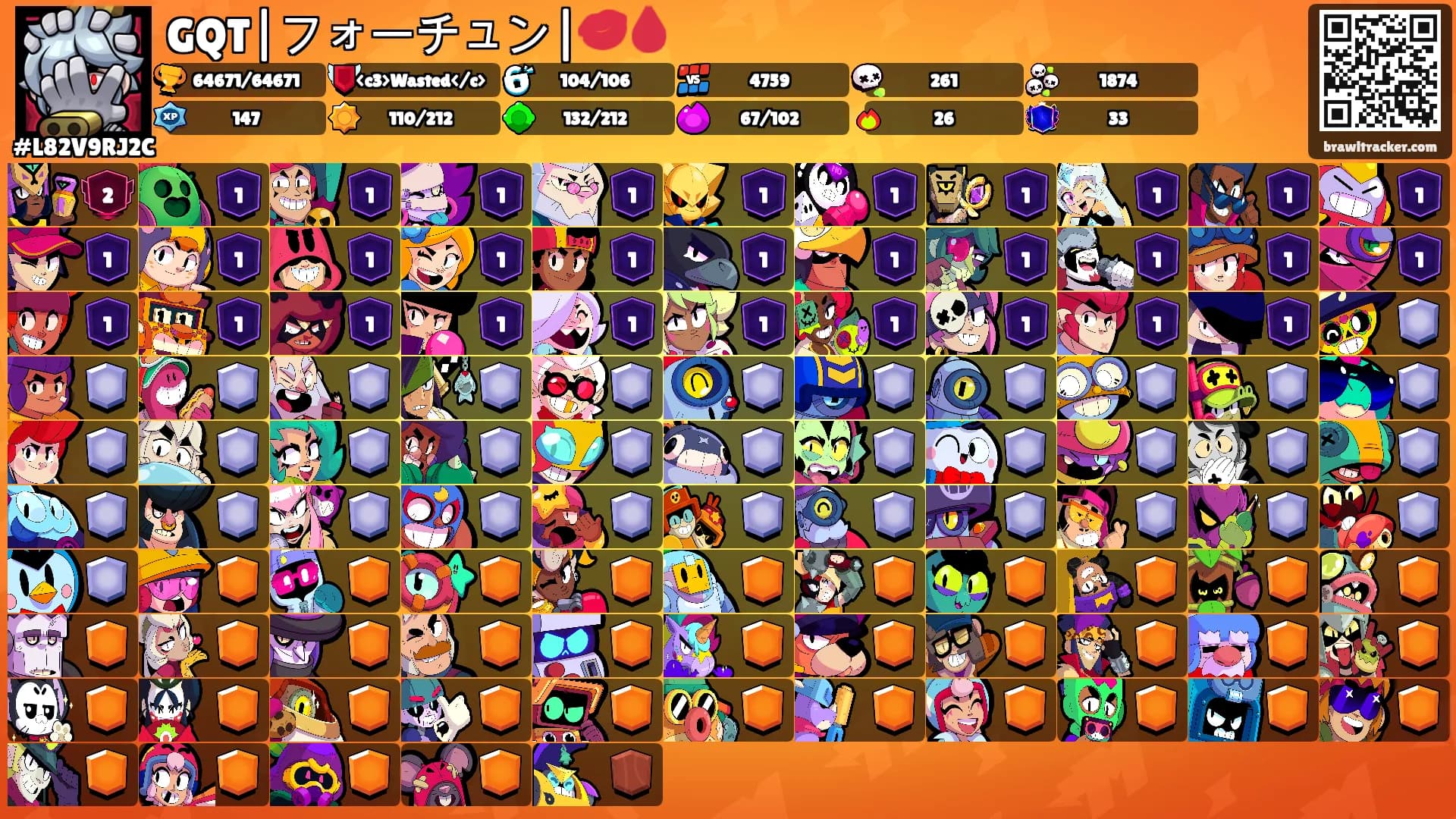 GQT|フォーチュン|💋🩸's Ranks
