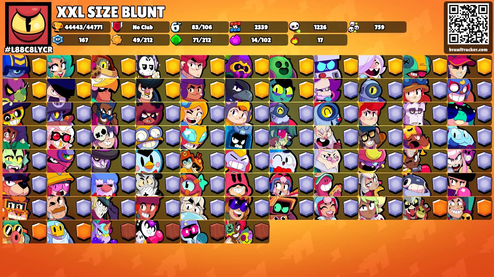 XXL SIZE BLUNT's Ranks
