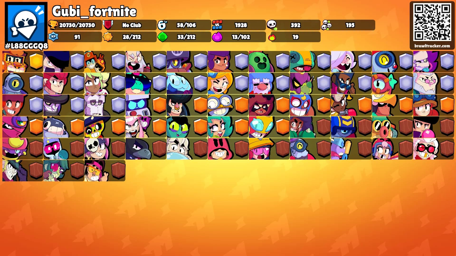 Gubi_fortnite's Ranks
