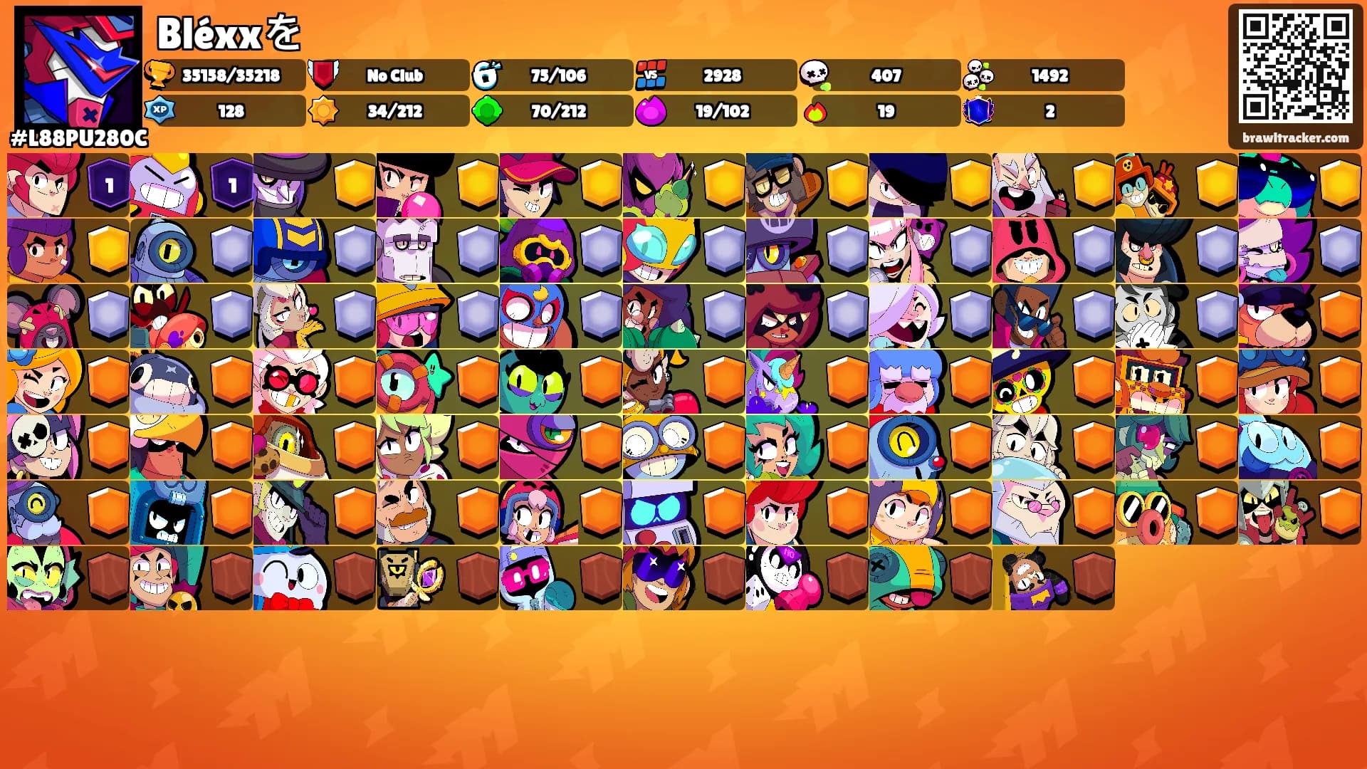 Bléxxを's Ranks