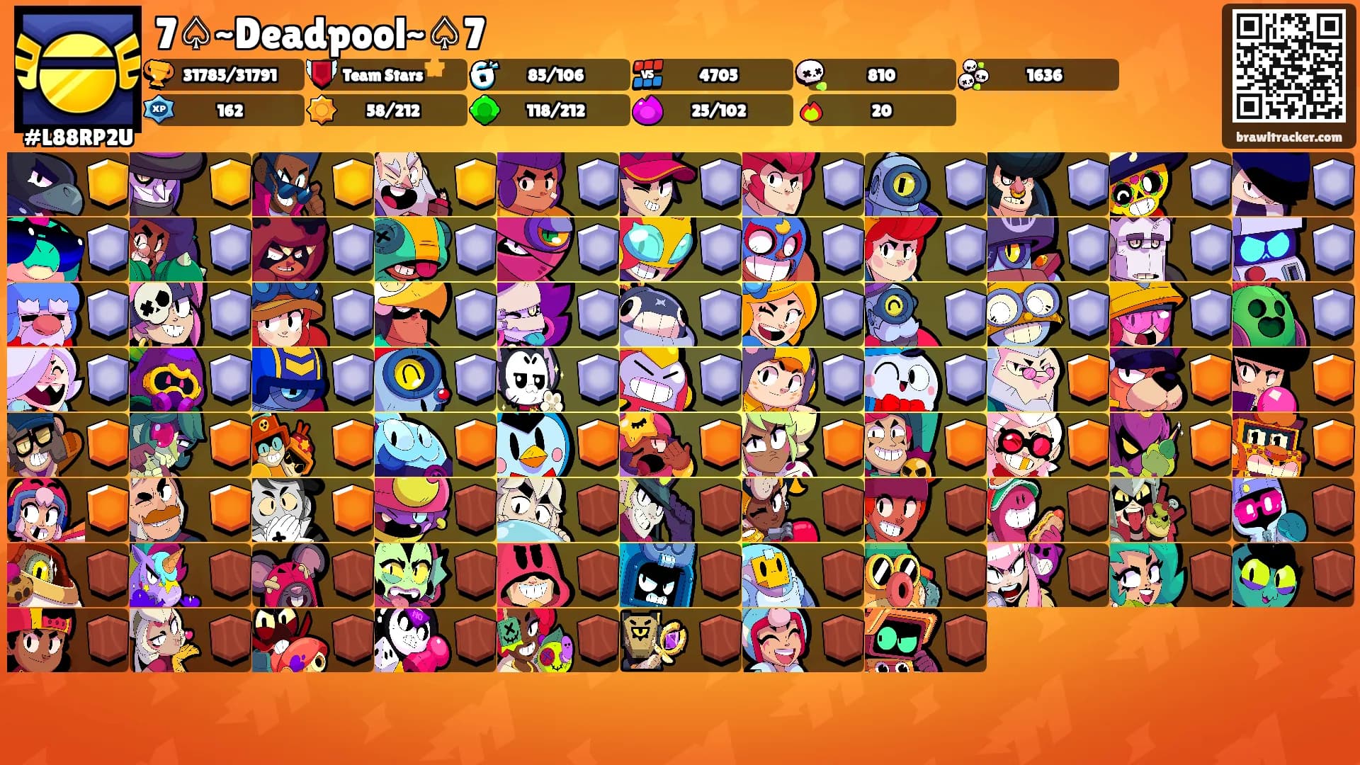 7♤~Deadpool~♤7's Ranks