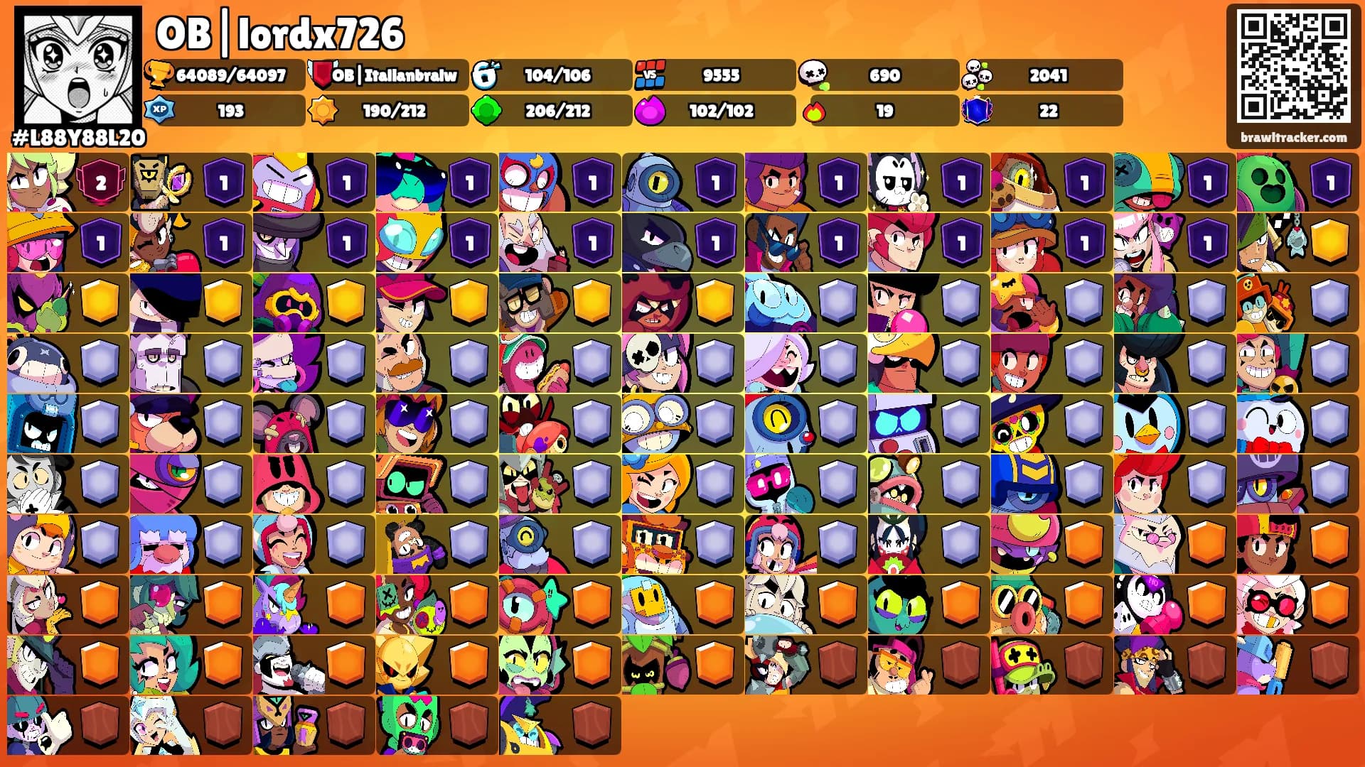 OB|lordx726's Ranks