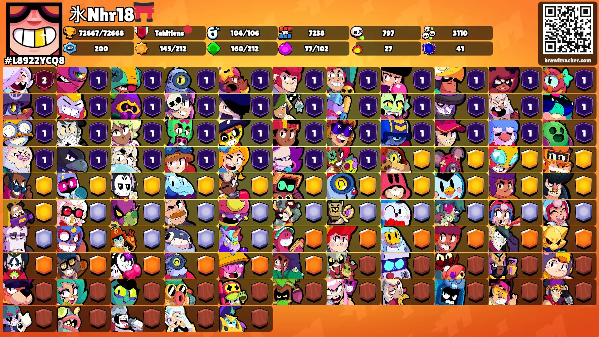 氷Nhr18⛩️'s Ranks
