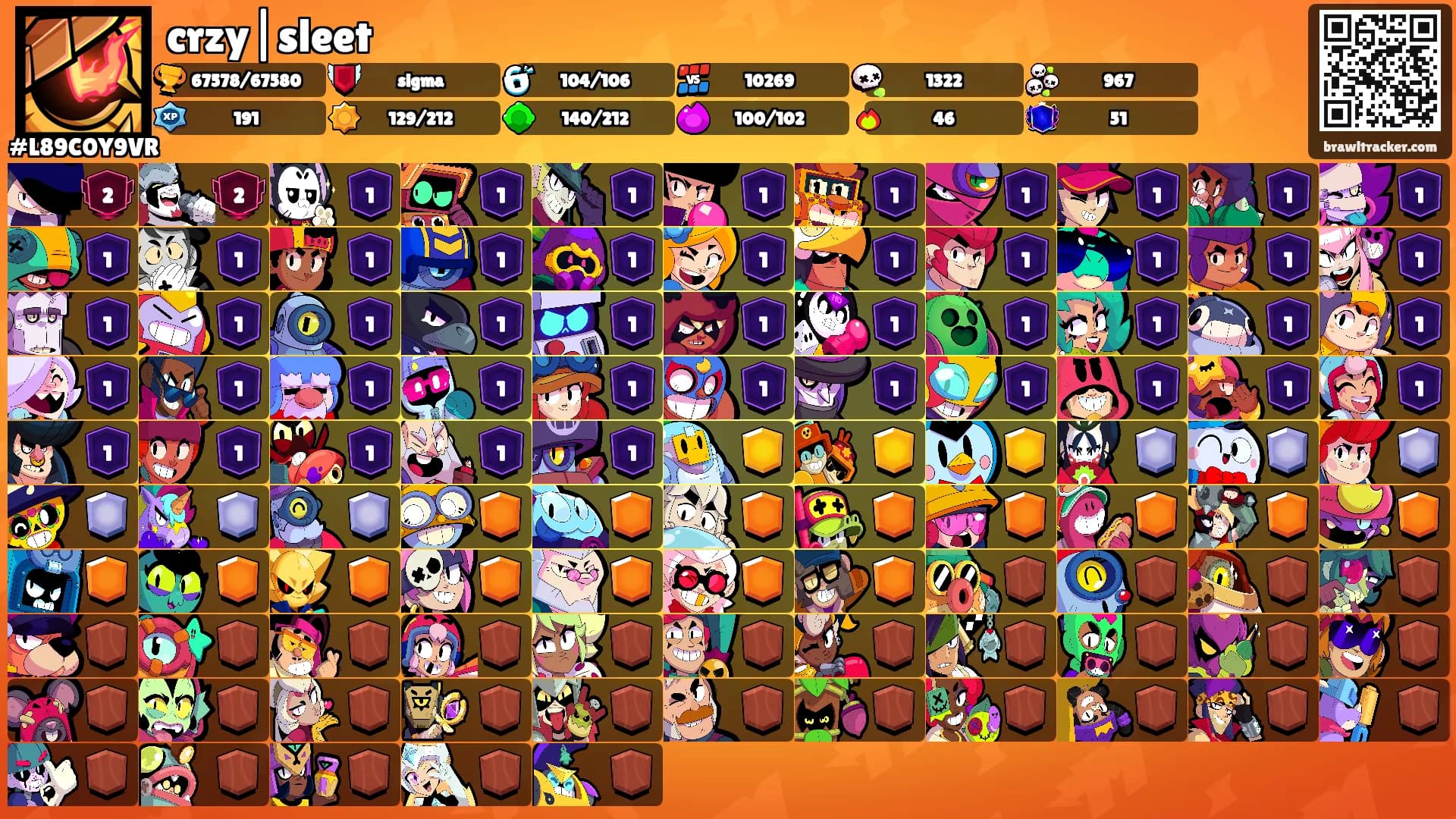 crzy|sleet's Ranks