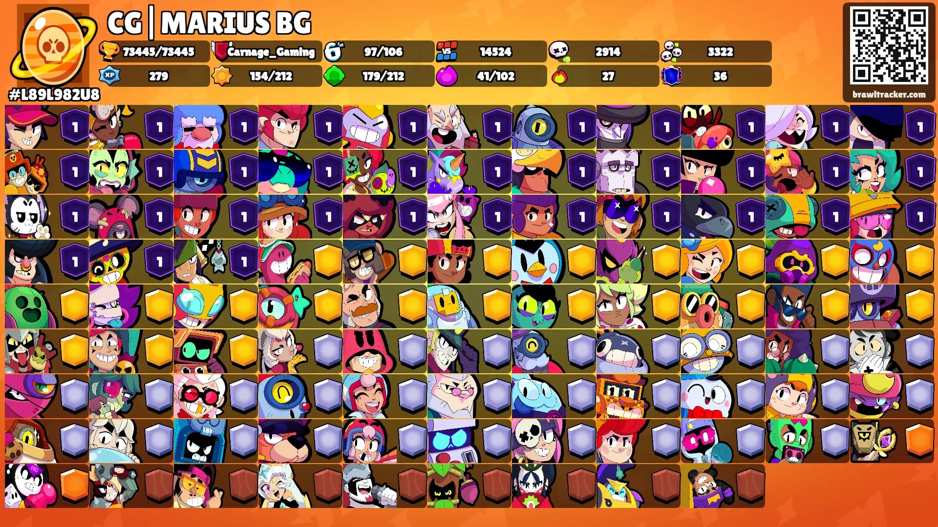 CG|MARIUS BG's Ranks