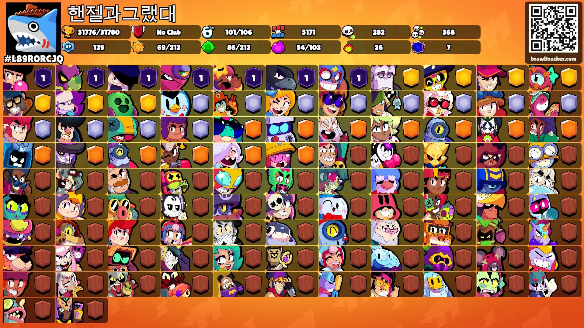 핸젤과그랬대's Ranks