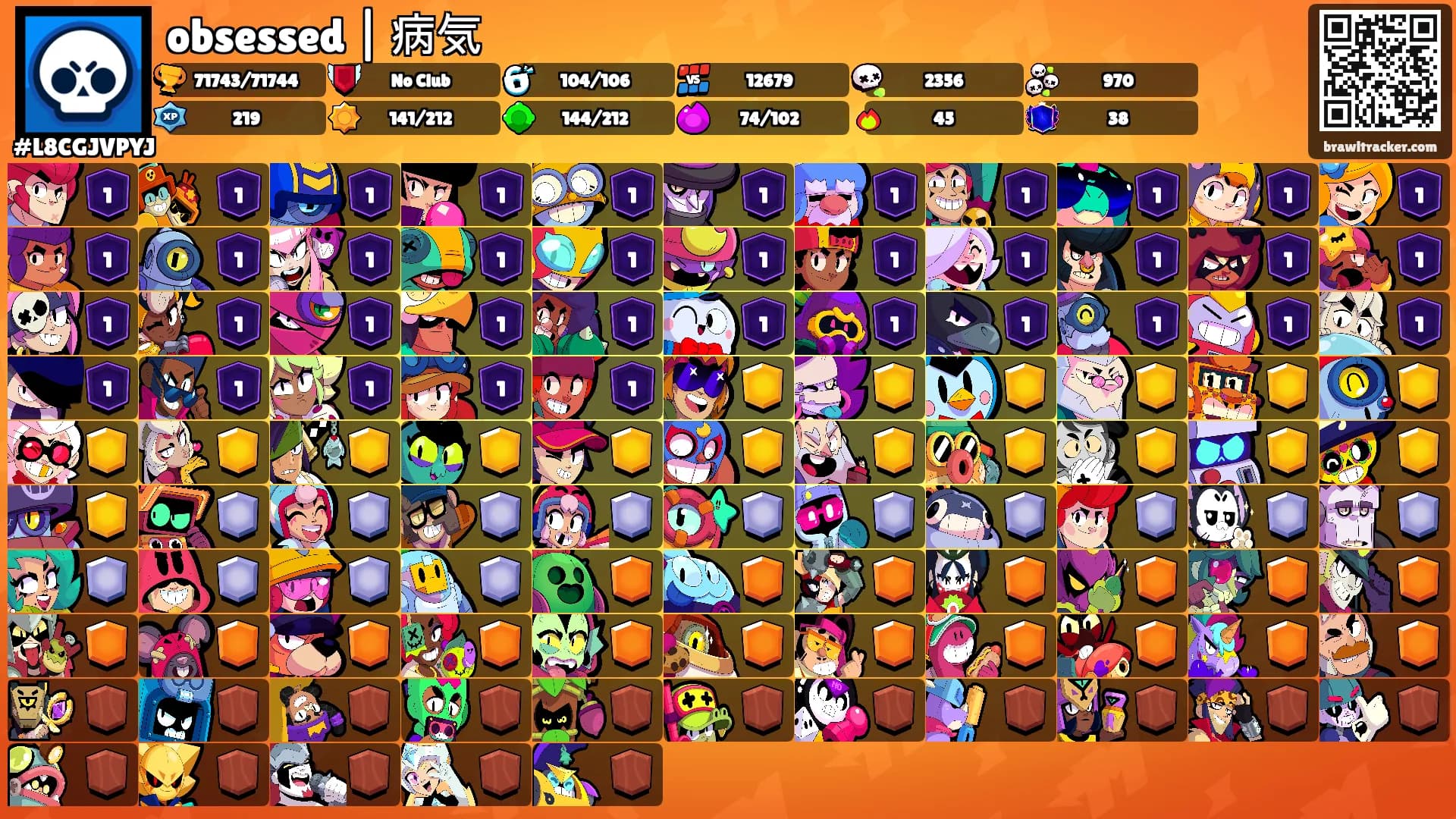 obsessed | 病気's Ranks