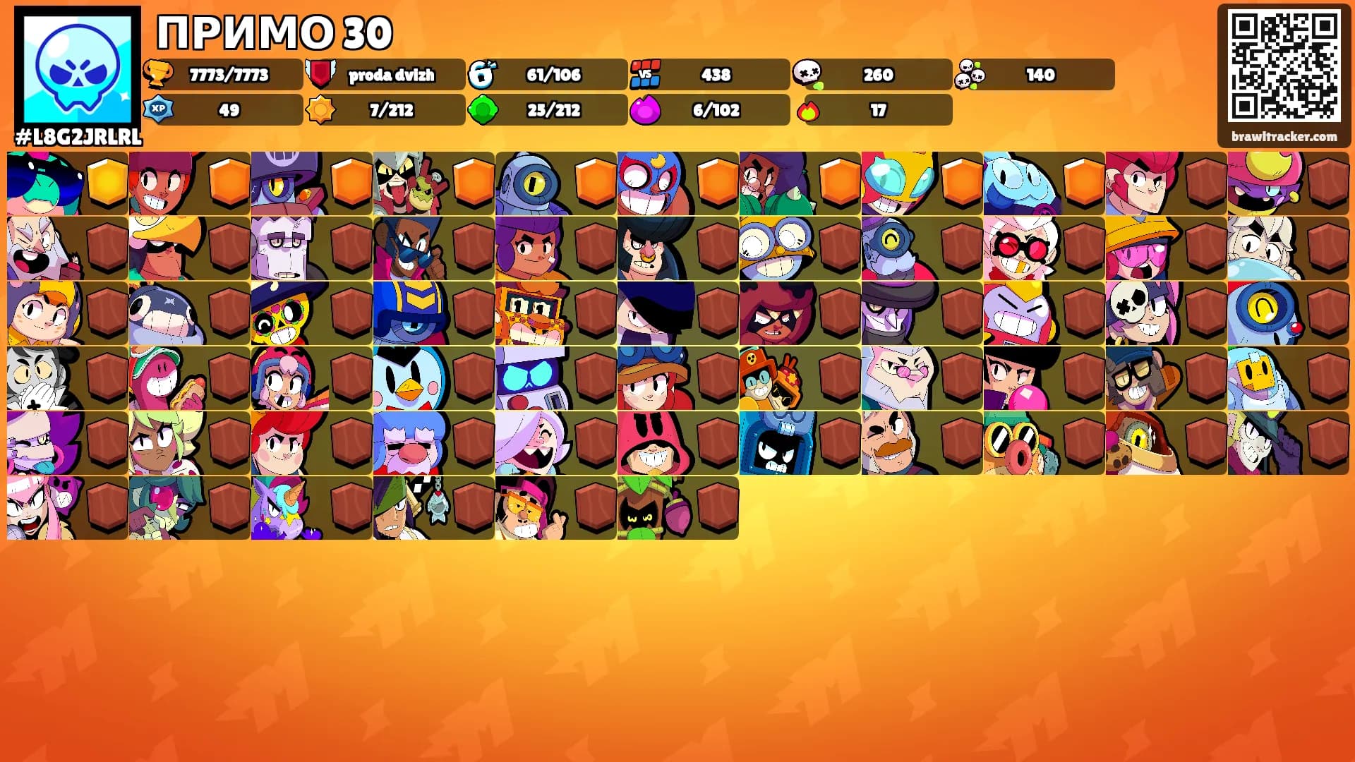 ПРИМО 30's Ranks