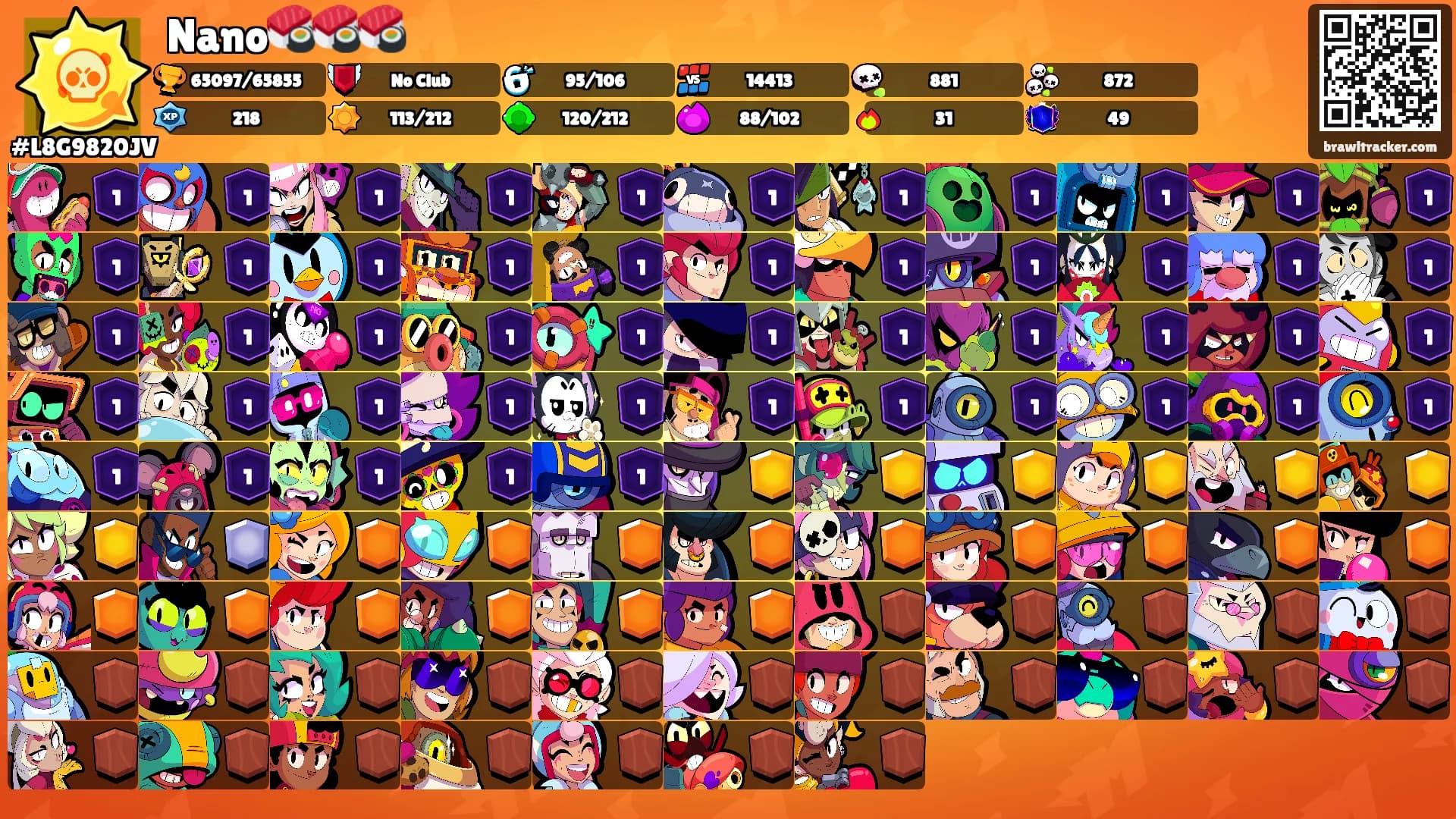 Nano🍣🍣🍣's Ranks