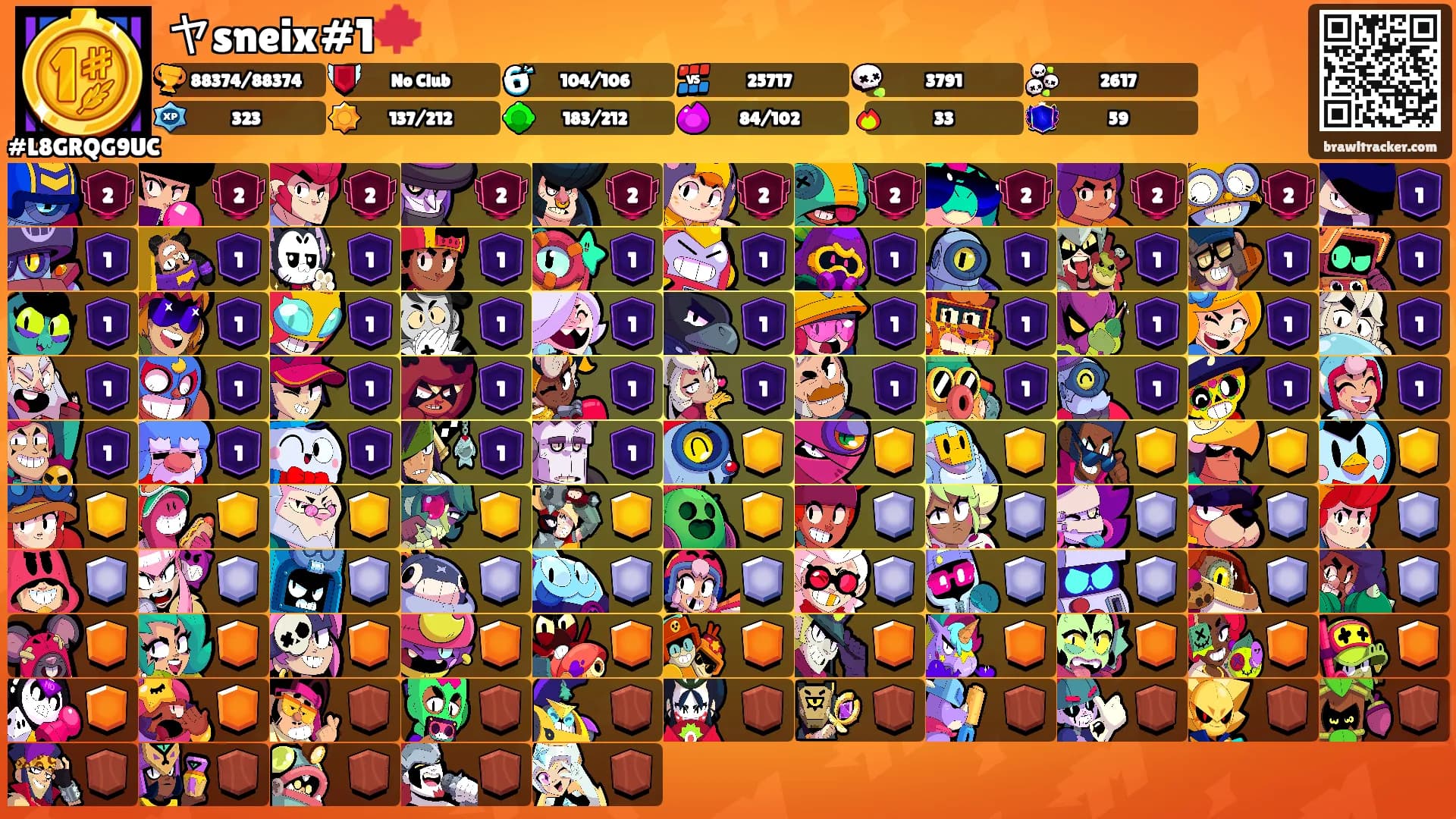 ヤsneix#1🍁's Ranks