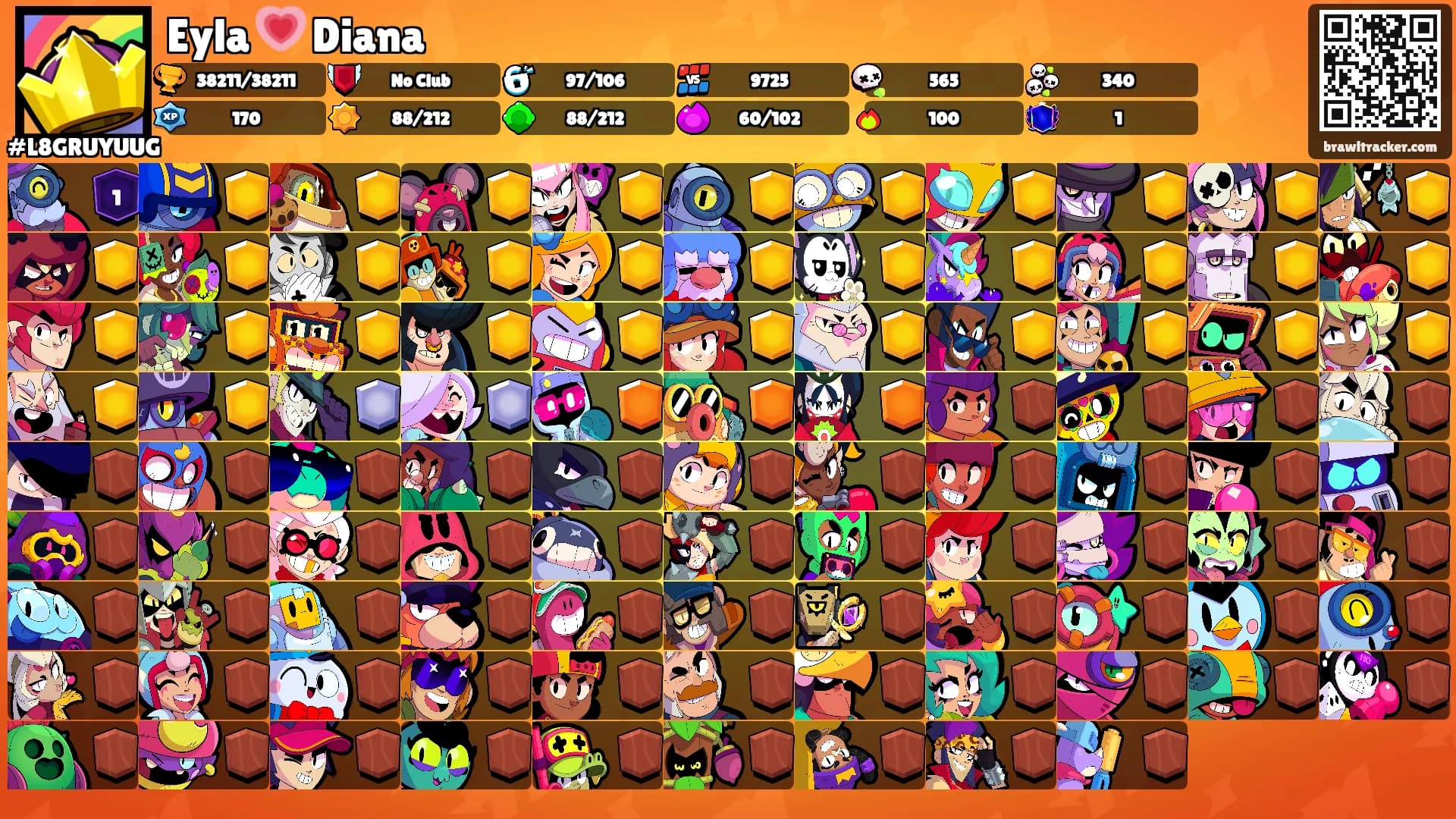 Eyla 💗 Diana's Ranks