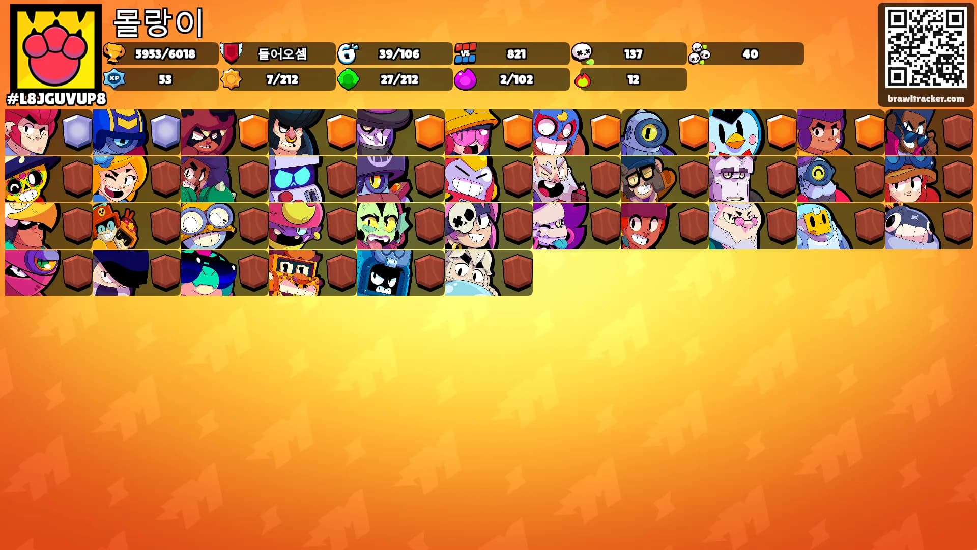 몰랑이's Ranks