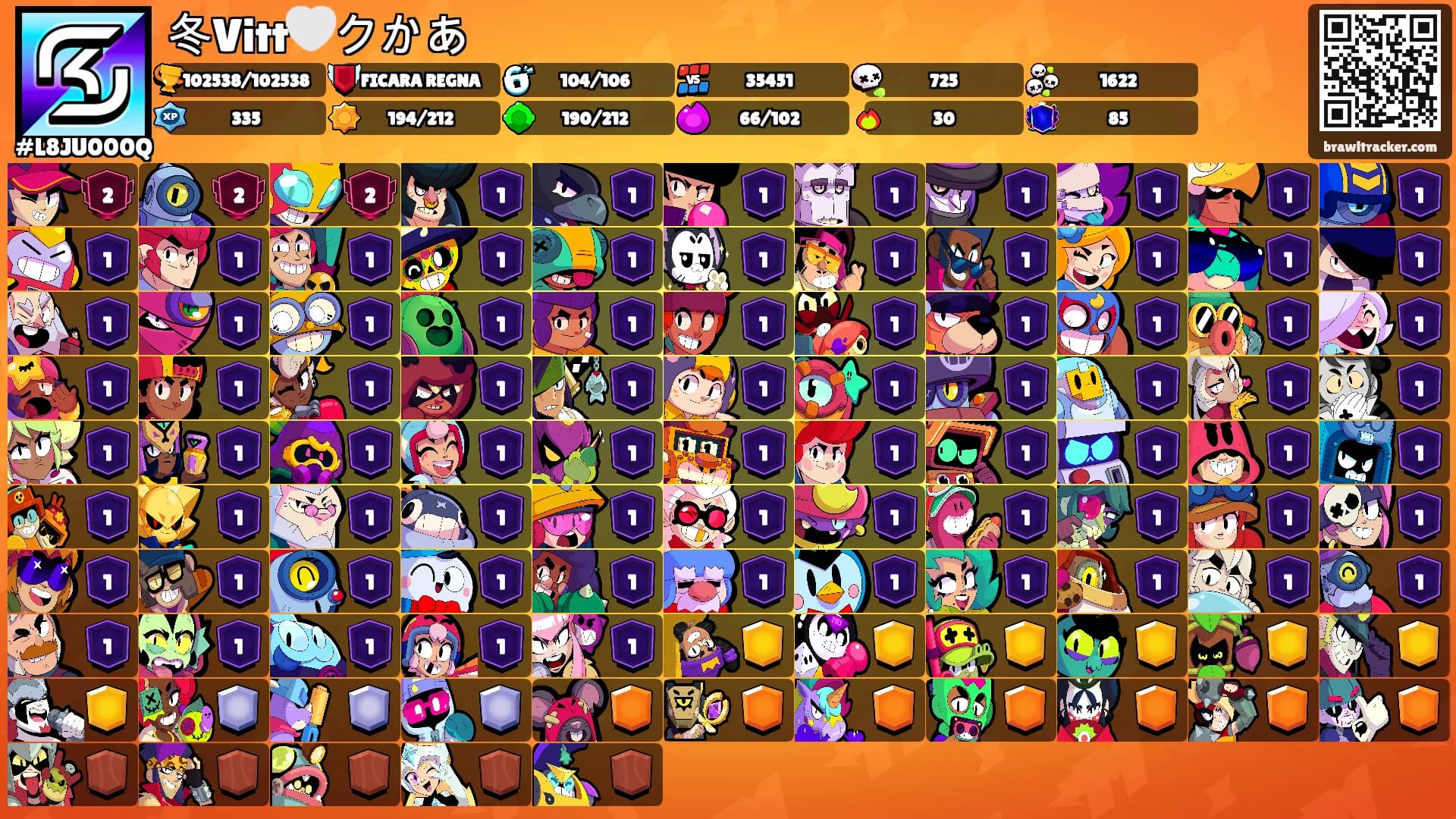 冬Vitt🤍クかあ's Ranks