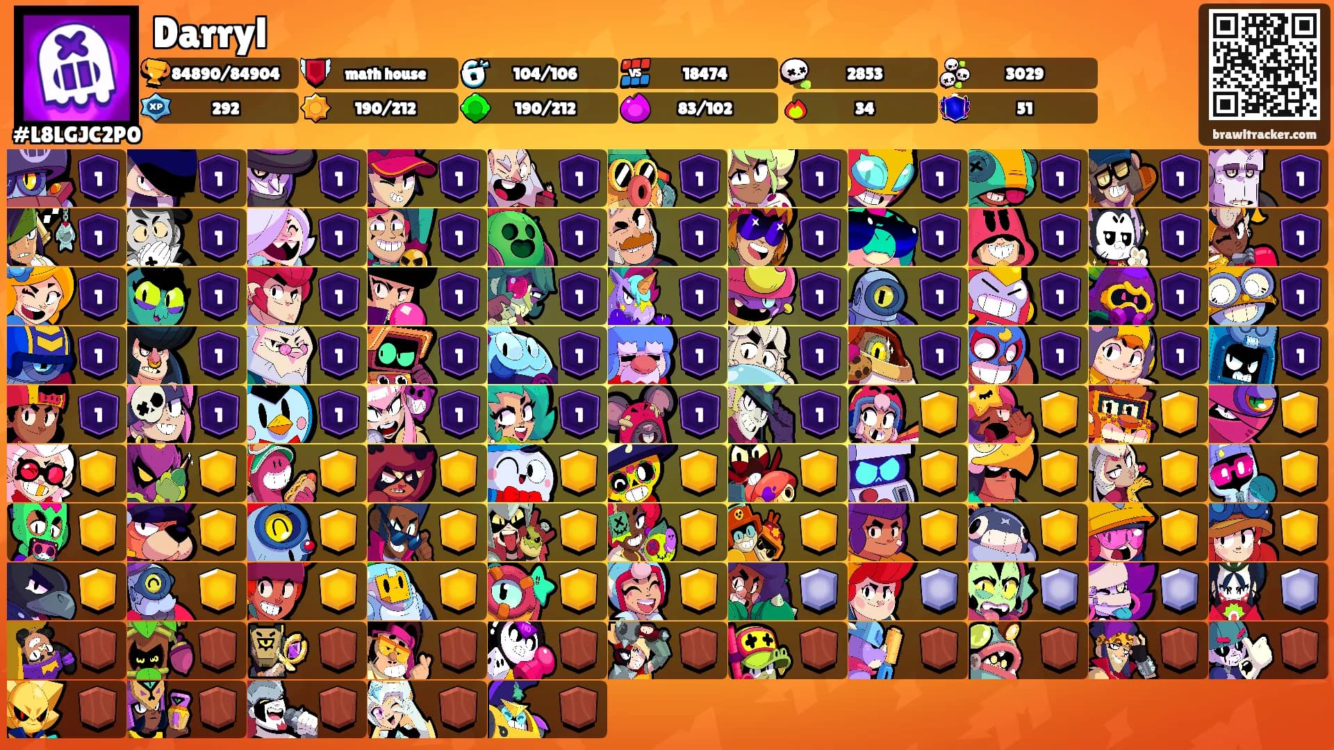 Darryl's Ranks