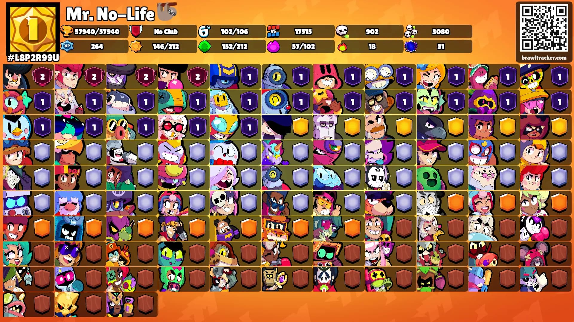 Mr. No-Life 🦥's Ranks
