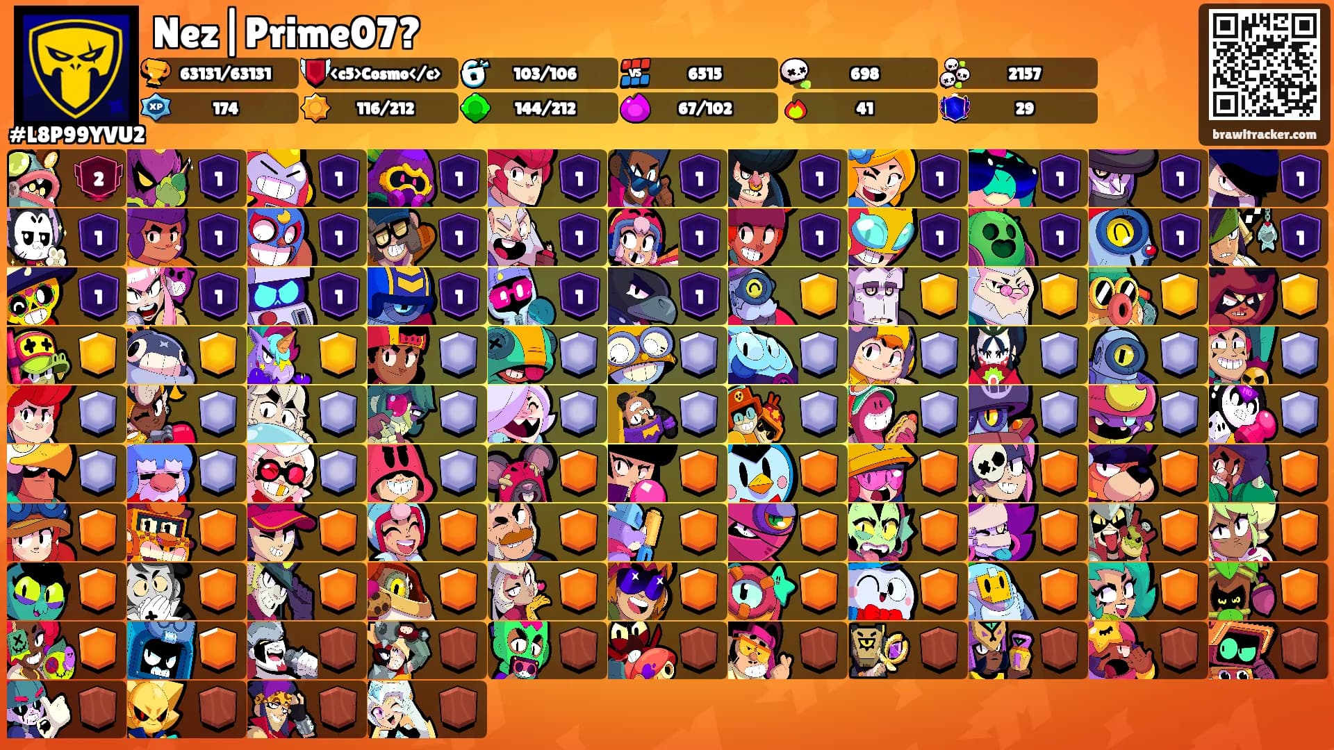 Nez|Prime07?'s Ranks