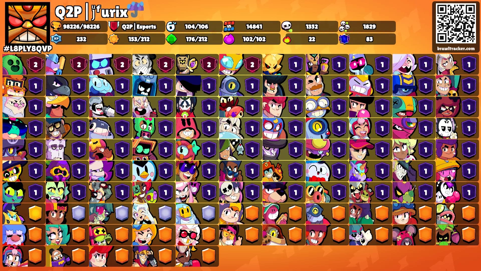 Q2P|jͧᶠurix☔️'s Ranks