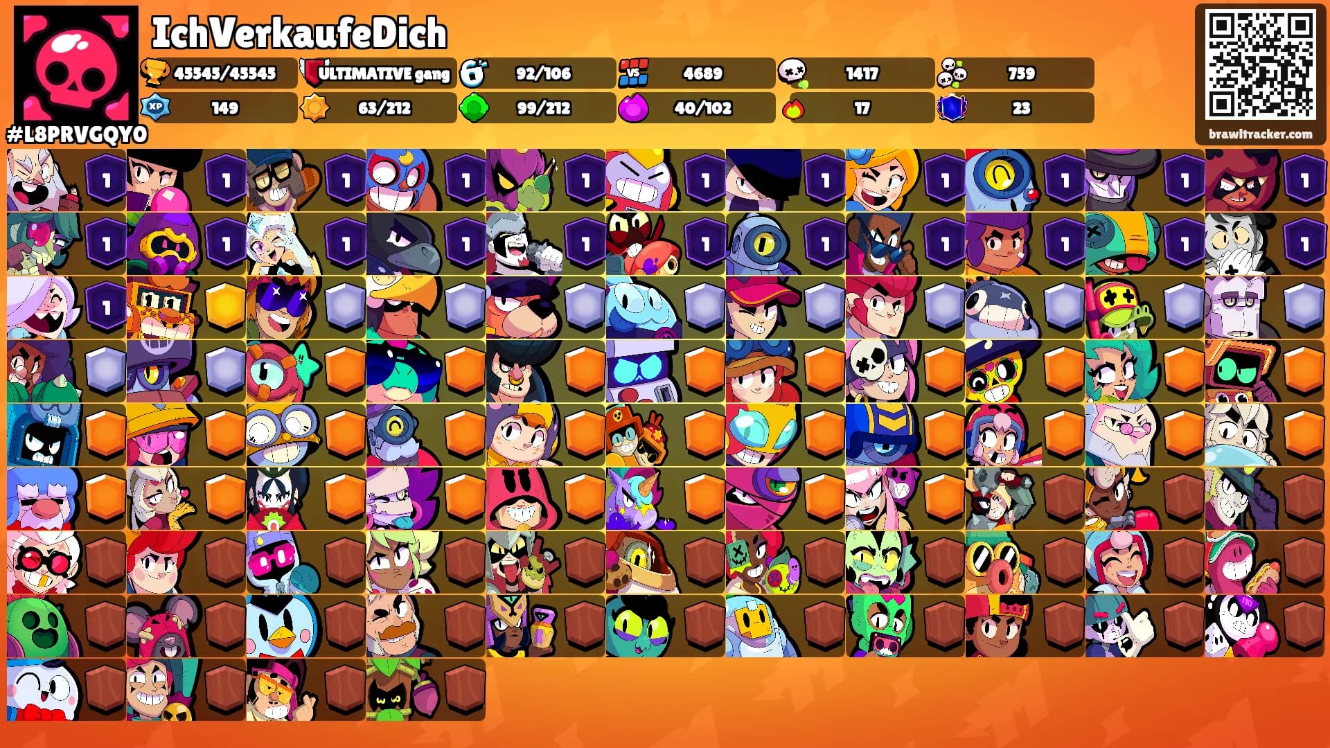 IchVerkaufeDich's Ranks
