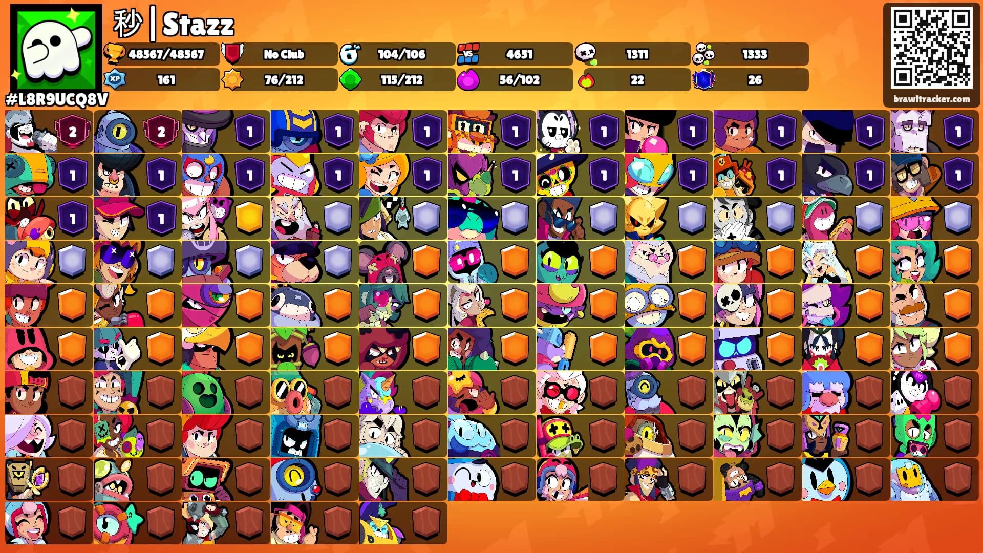 秒|Stazz's Ranks