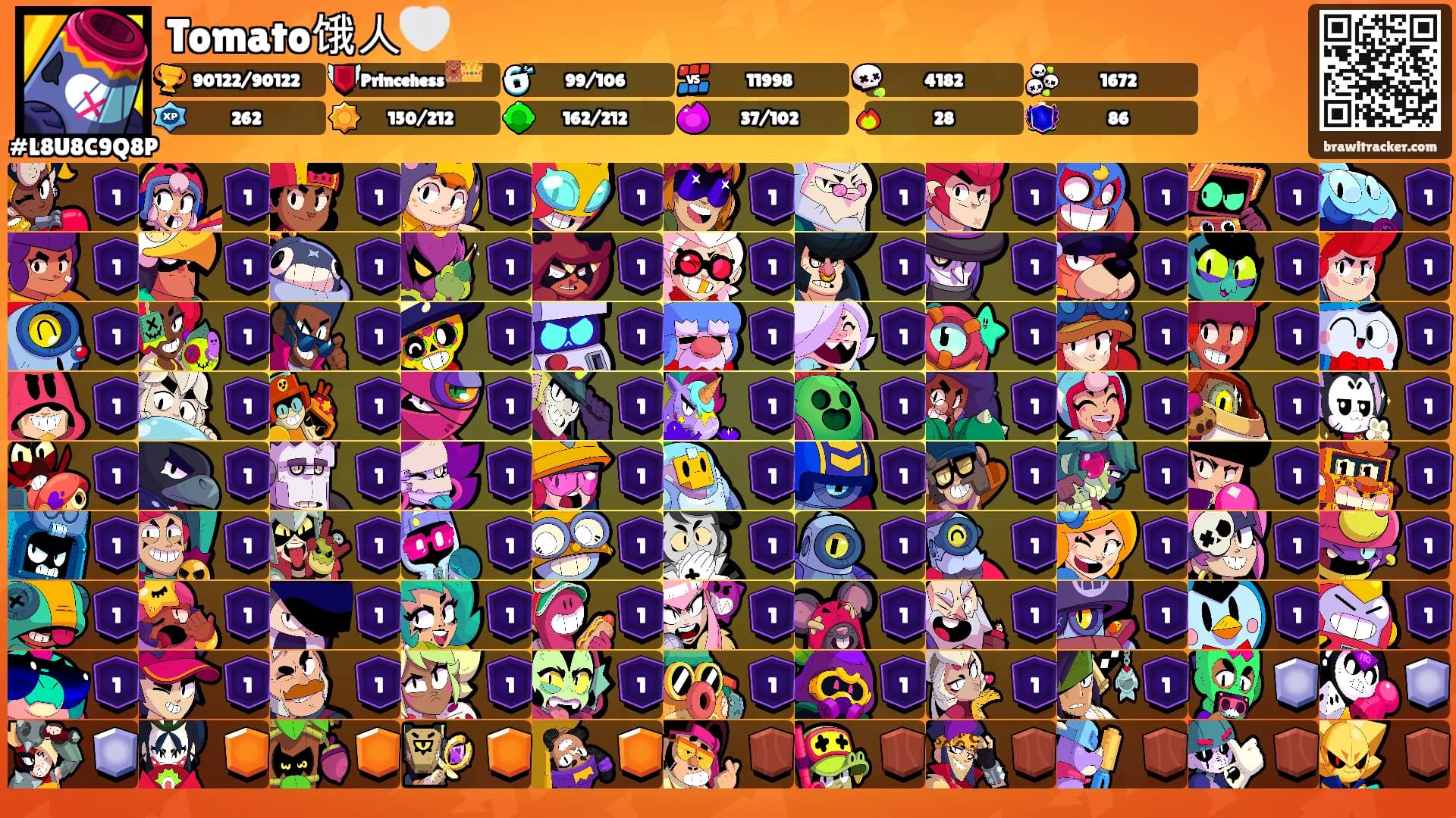 Tomato饿人🤍's Ranks
