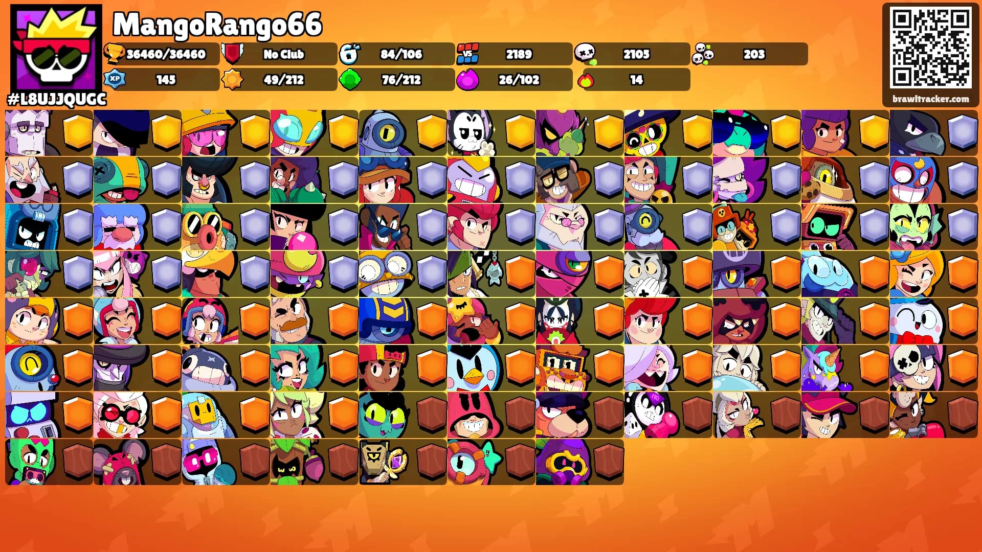 MangoRango66's Ranks