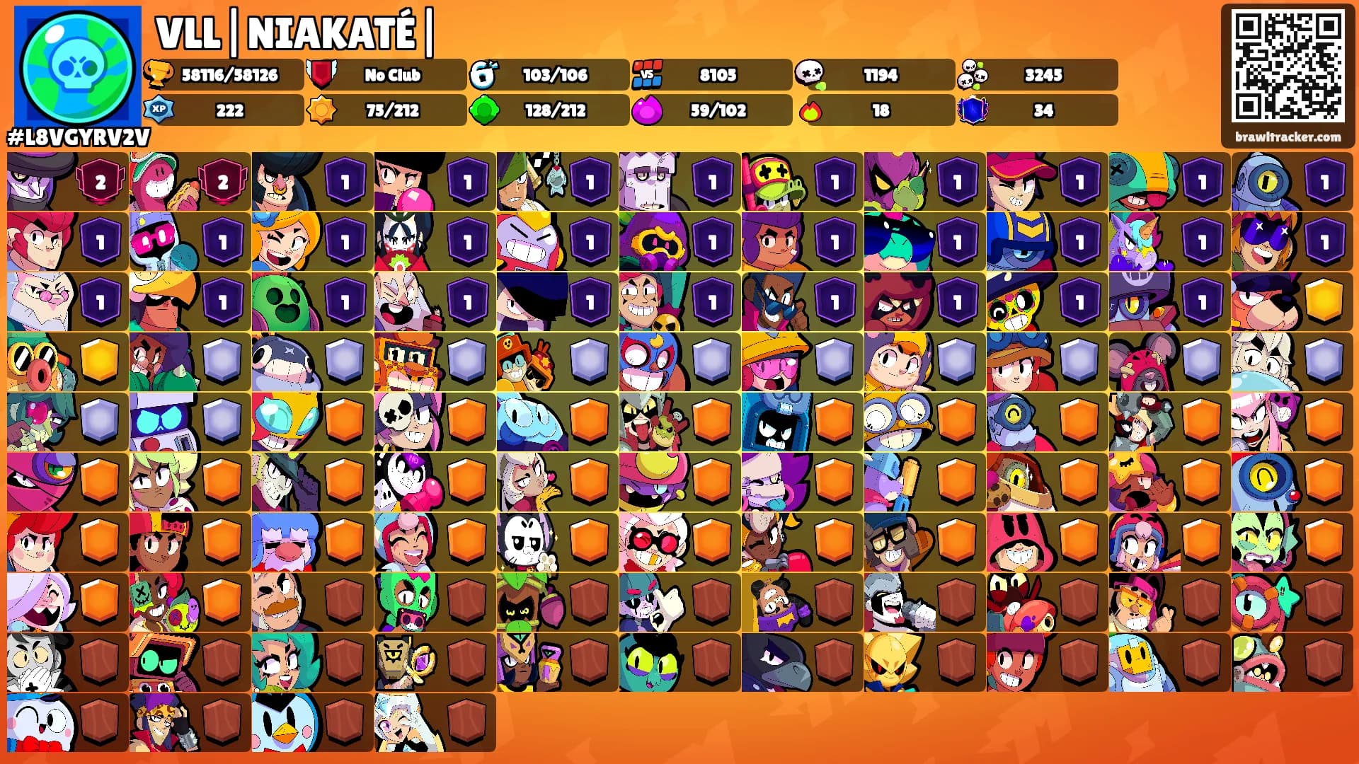 VLL|NIAKATÉ|'s Ranks