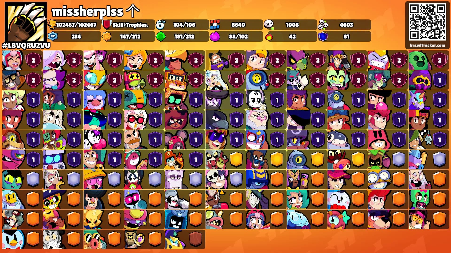 missherplss 个's Ranks