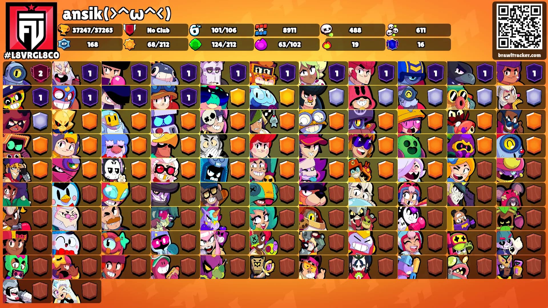 ansik(>^ω^<)'s Ranks