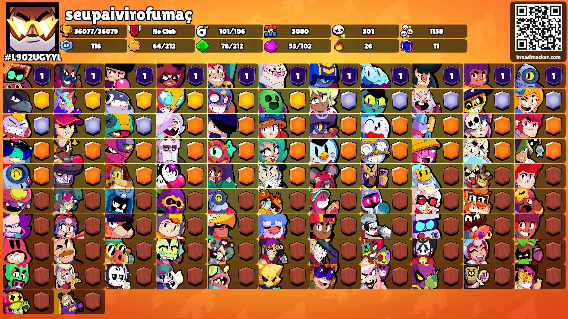 seupaivirofumaç's Ranks