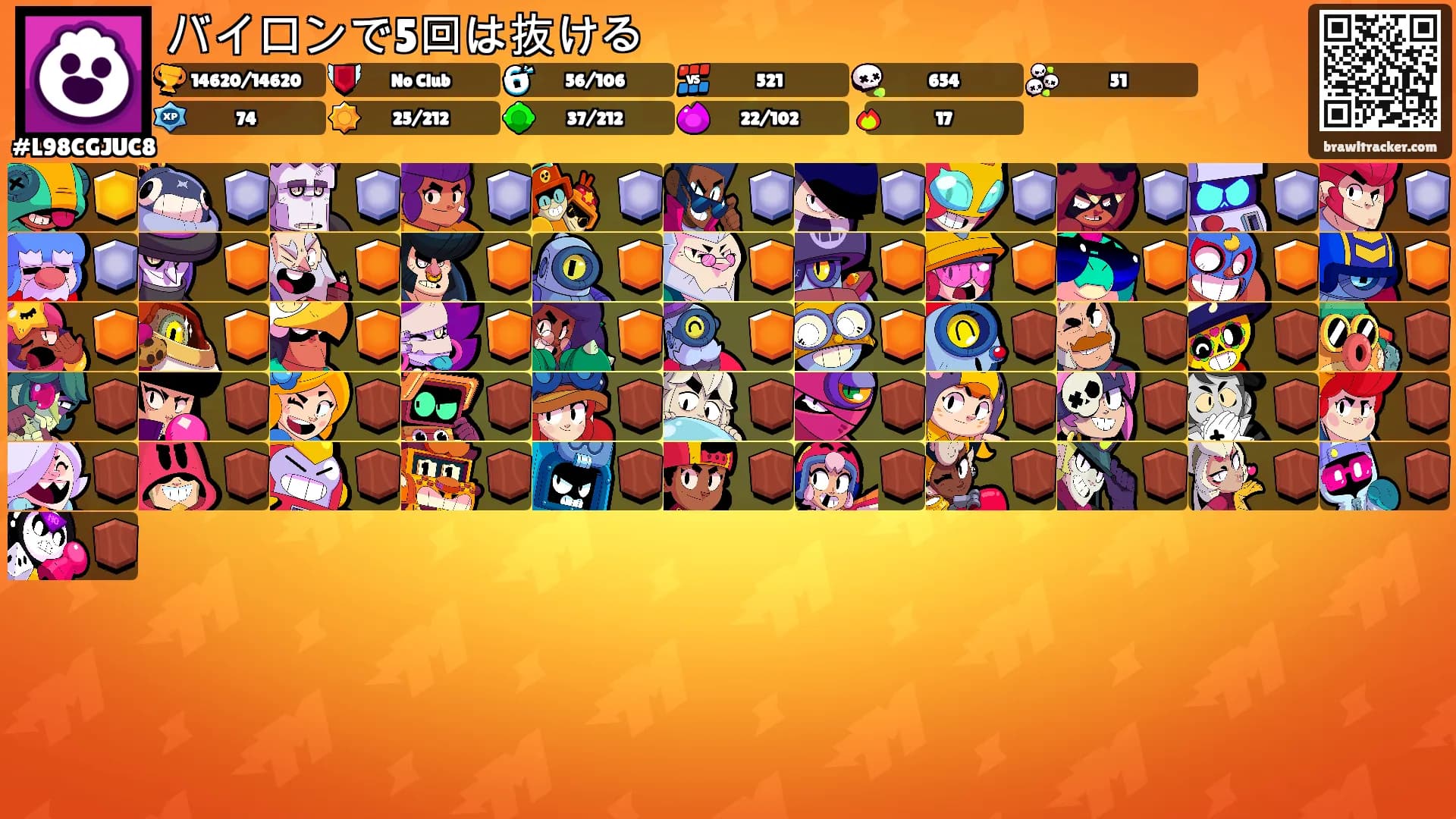 バイロンで5回は抜ける's Ranks