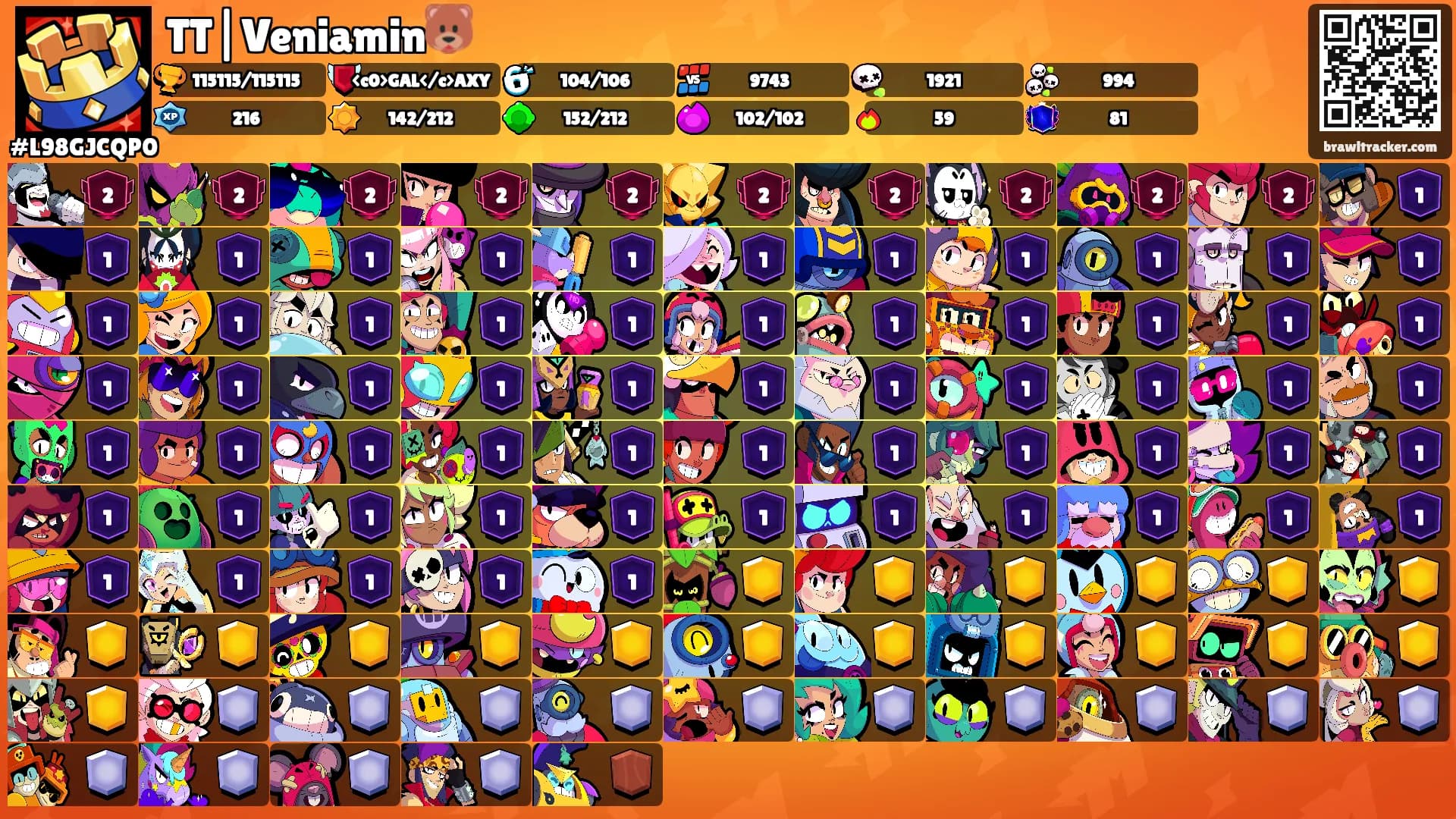 TT|Veniamin🐻's Ranks