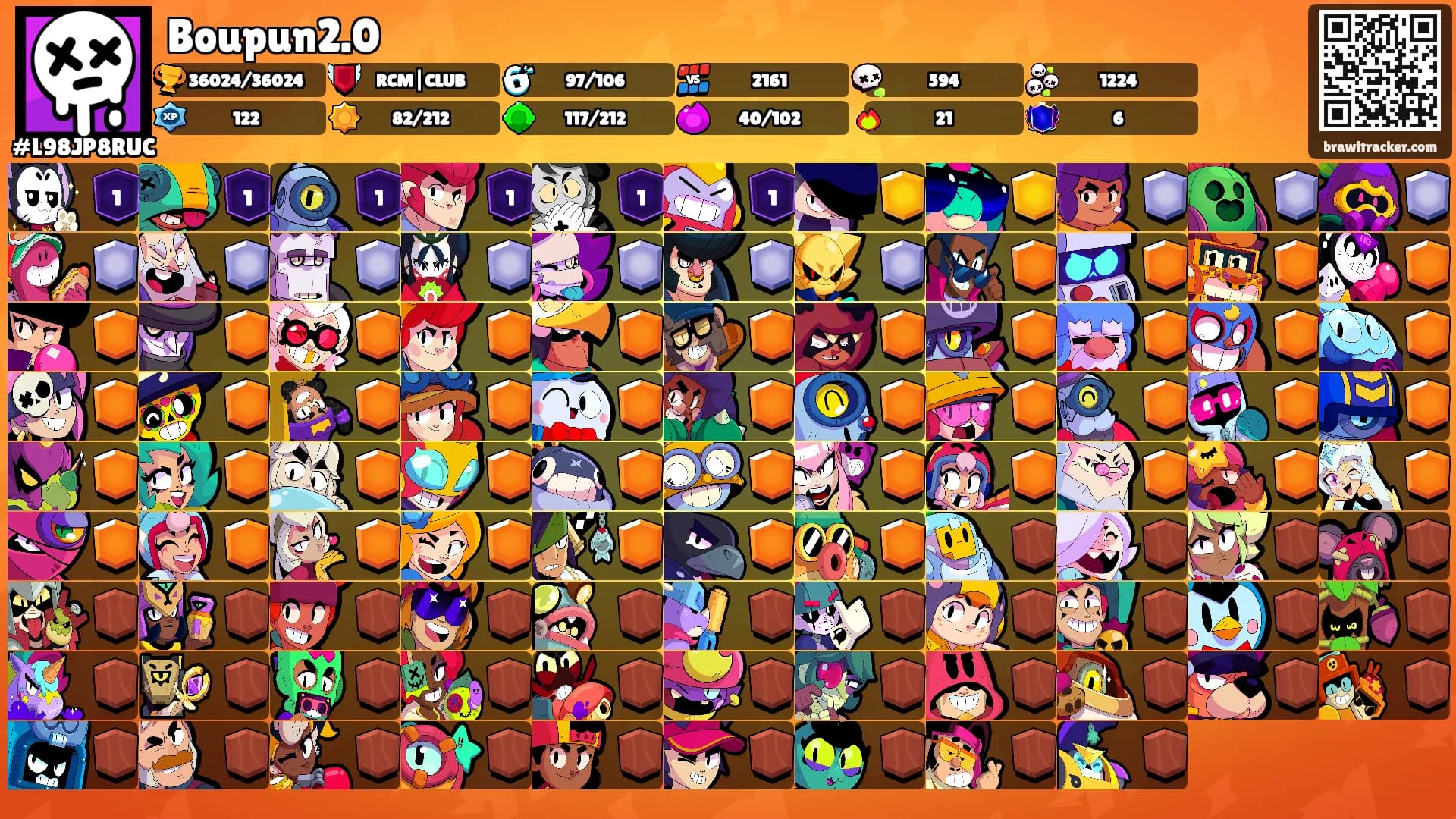 Boupun2.0's Ranks