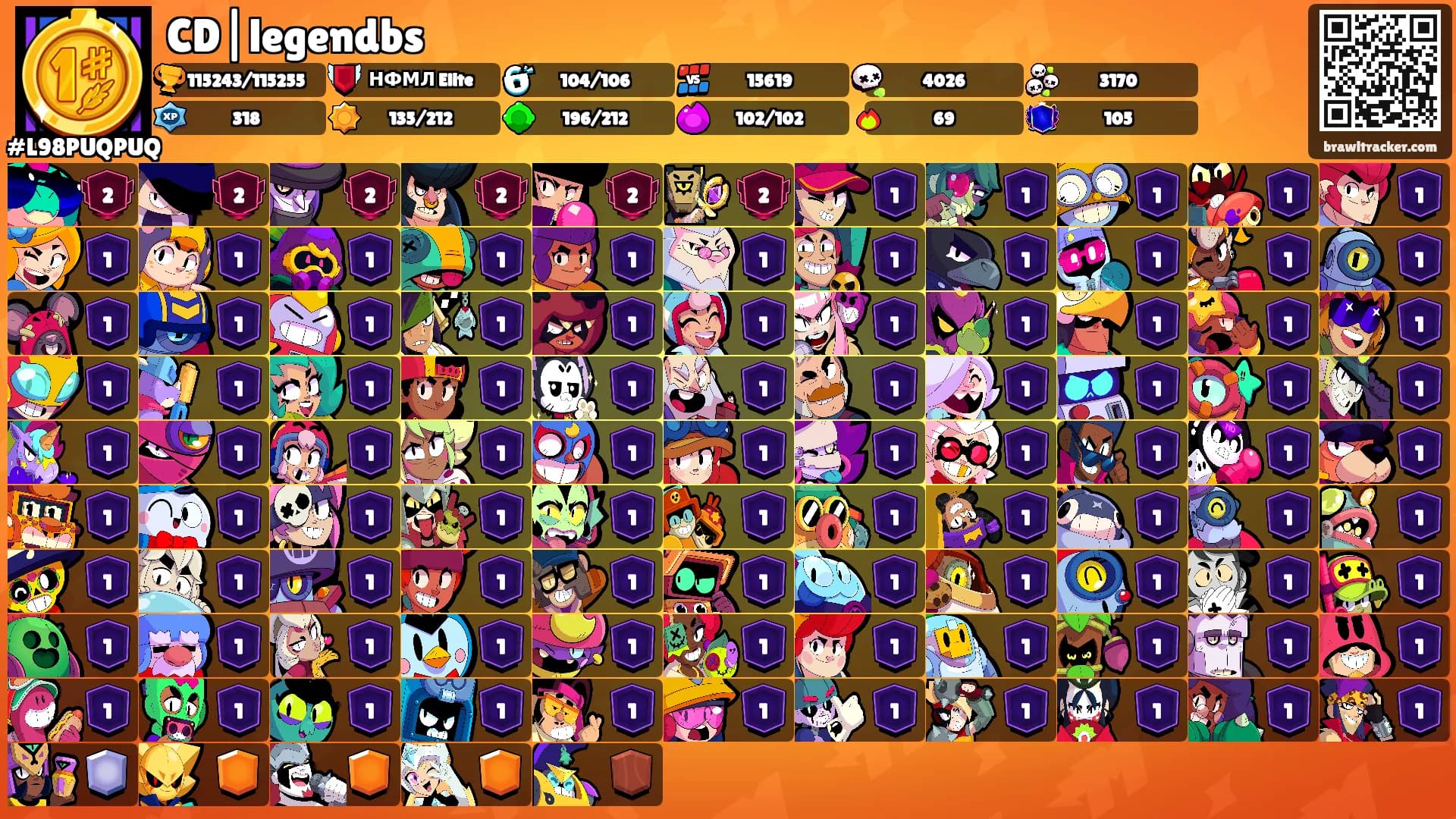 CD|legendbs's Ranks