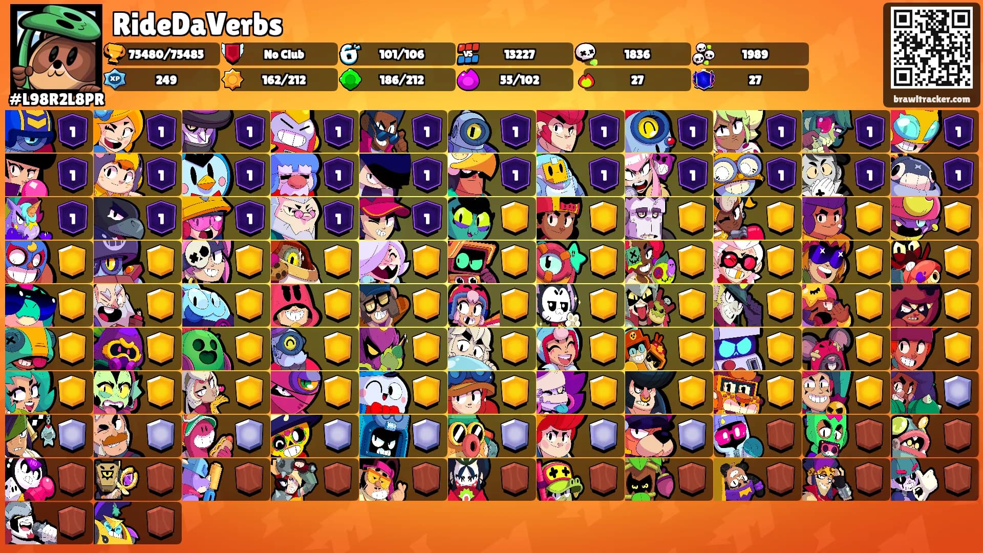 RideDaVerbs's Ranks
