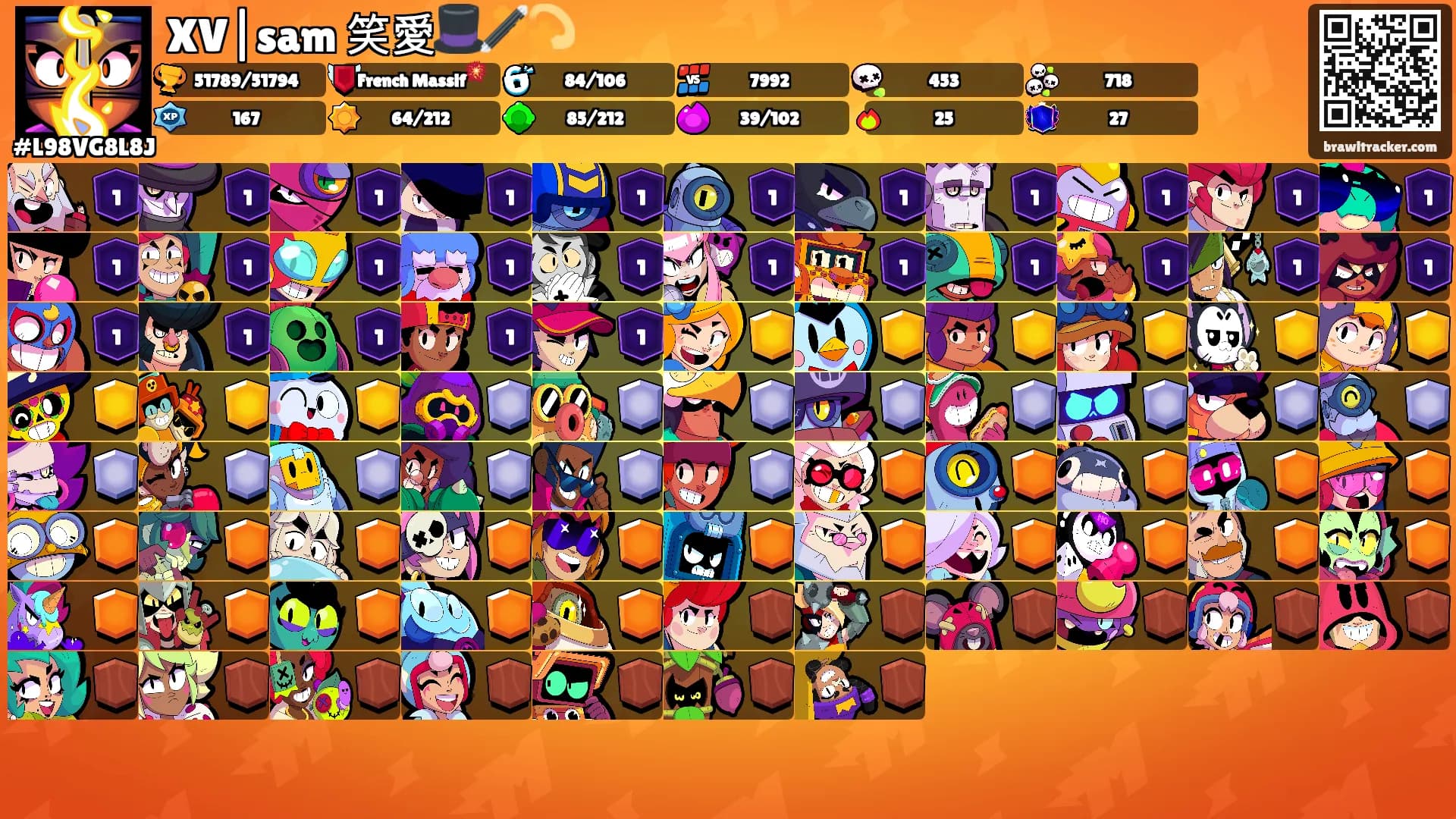 XV|sam 笑愛🎩🪄💫's Ranks