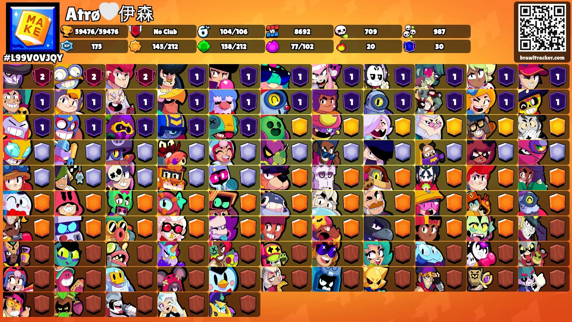 Atrø🤍伊森's Ranks