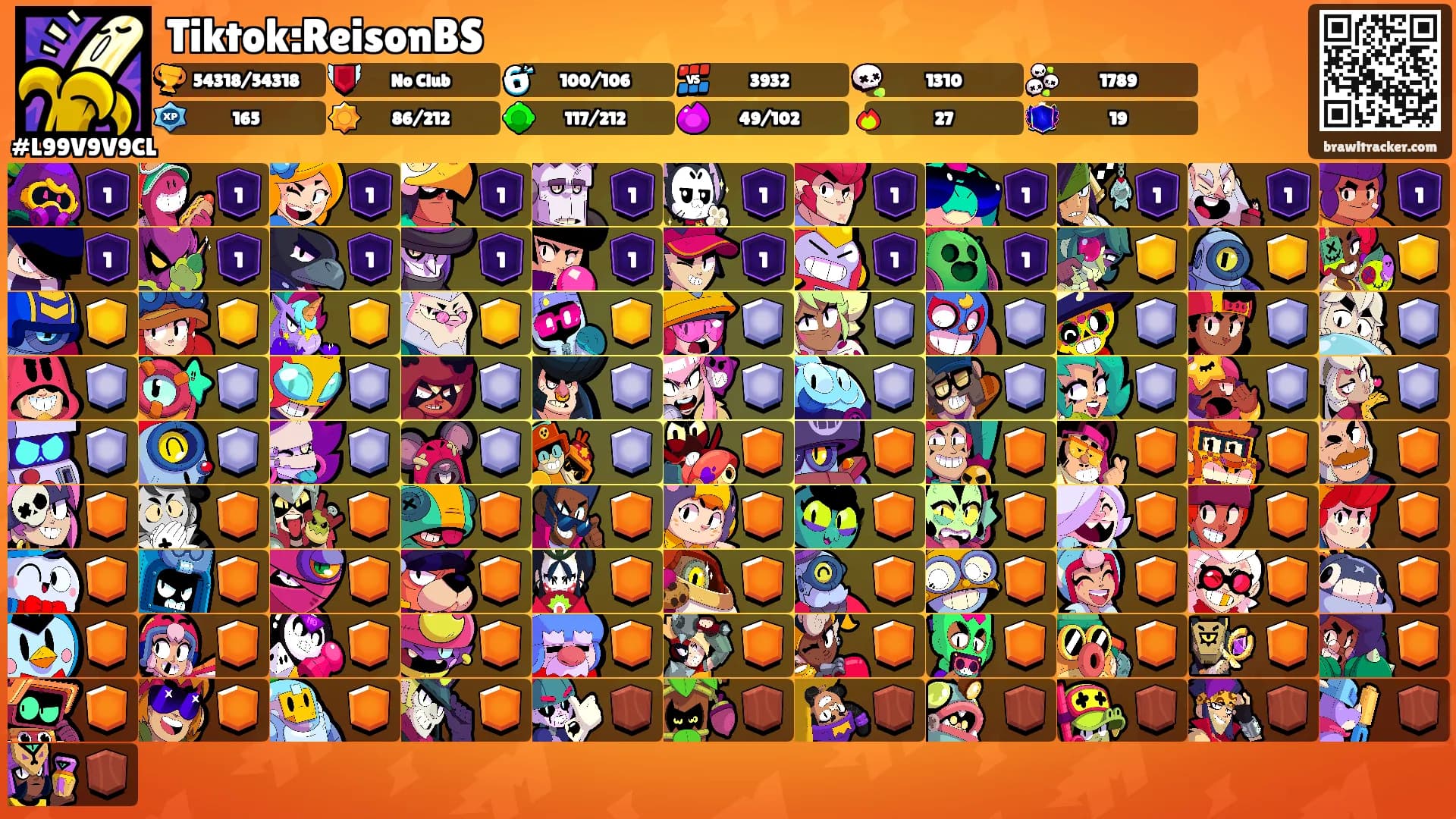 Tiktok:ReisonBS's Ranks