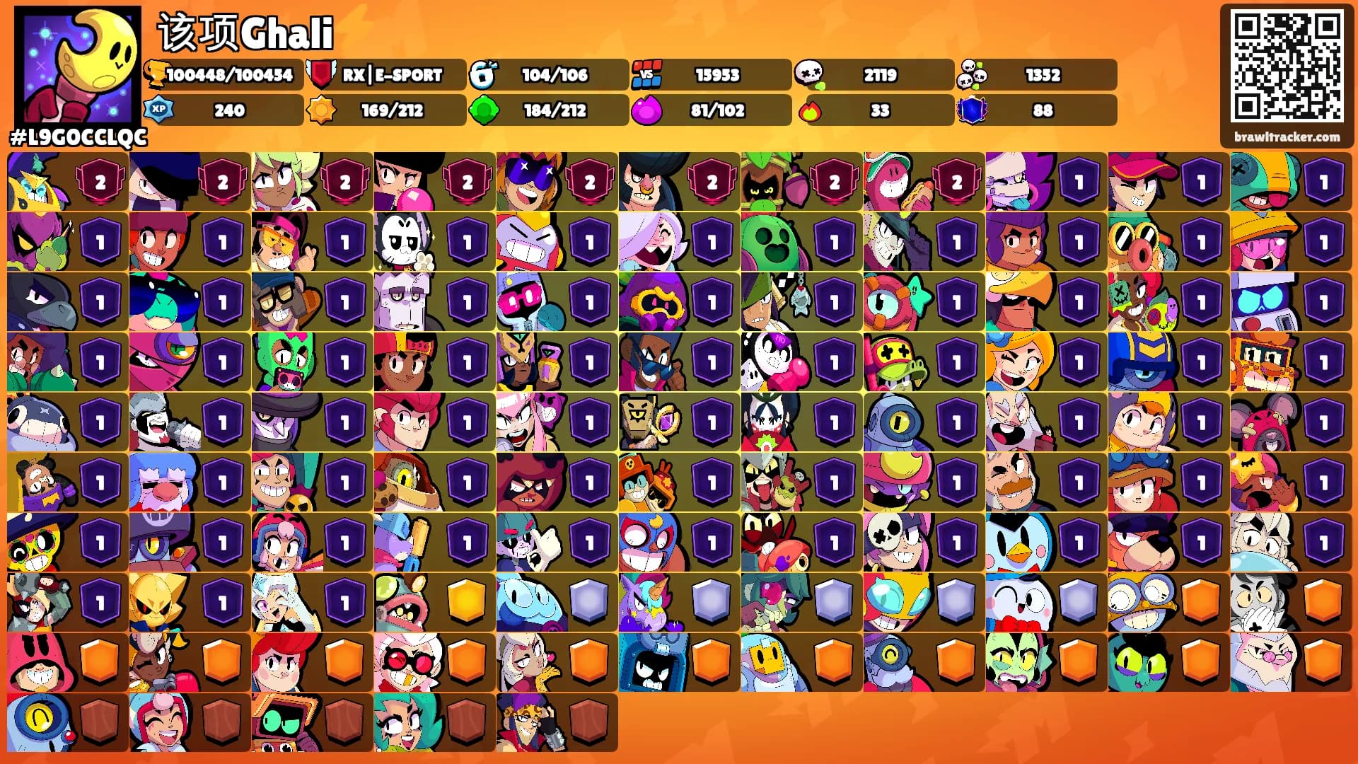 该项Ghali⚡️'s Ranks