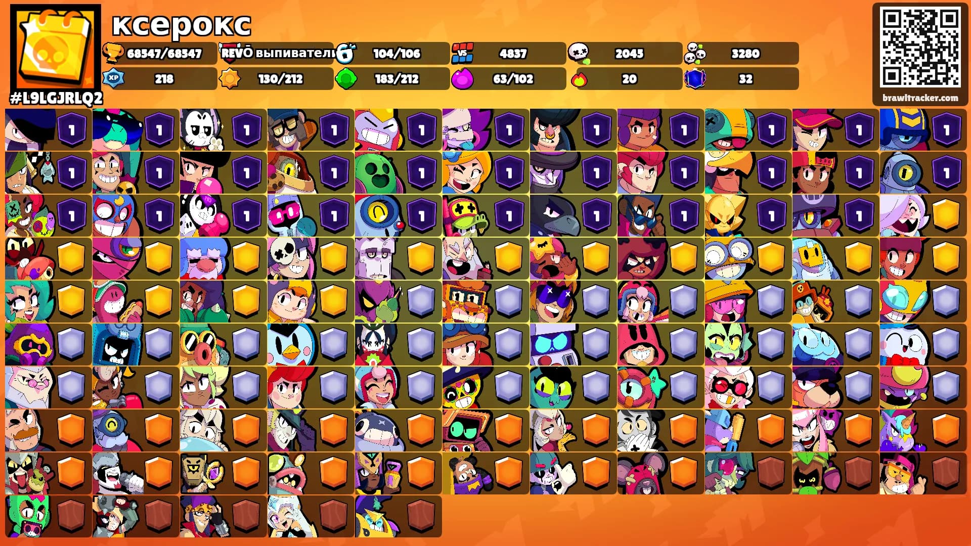 ксерокс's Ranks