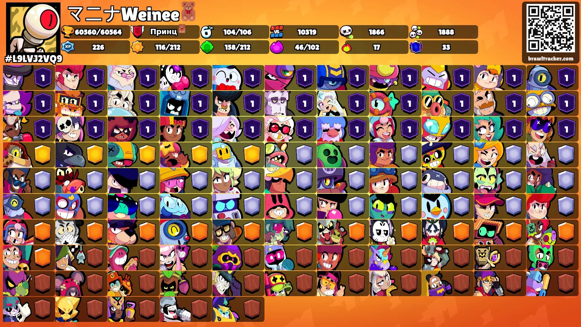 マニナWeinee🧸's Ranks