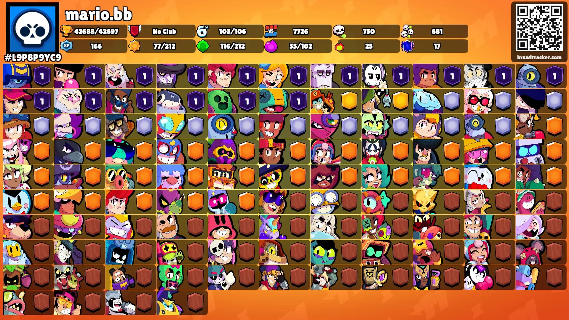 mario.bb's Ranks
