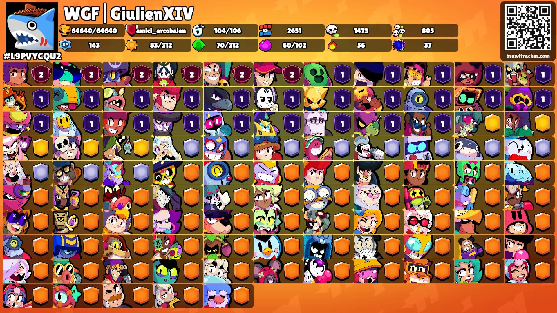 WGF|GiulienXIV's Ranks