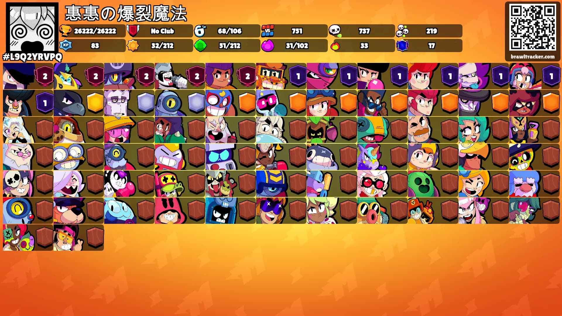 惠惠の爆裂魔法's Ranks