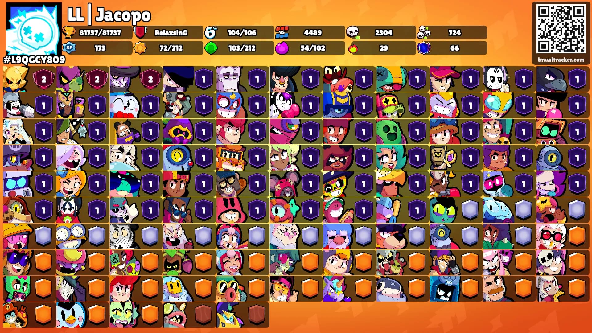 LL|Jacopo's Ranks