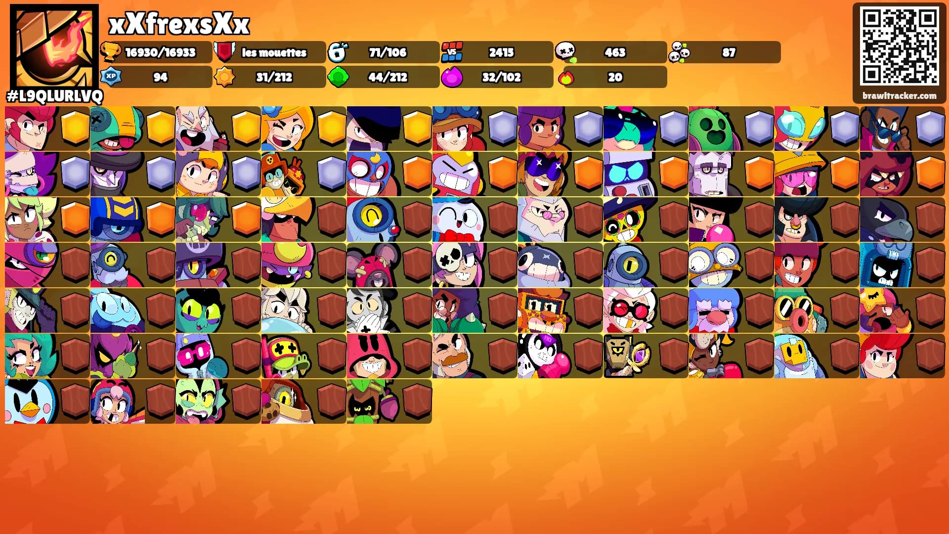 xXfrexsXx's Ranks