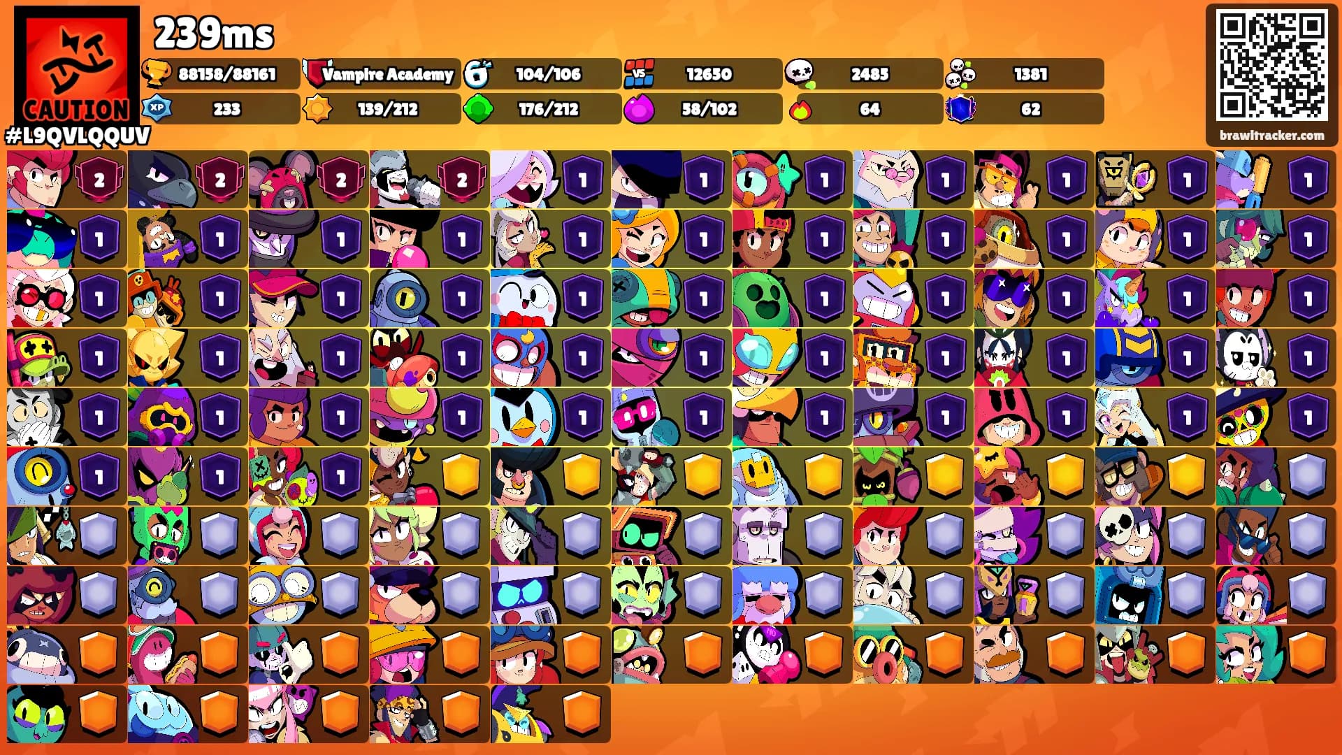 239ms's Ranks